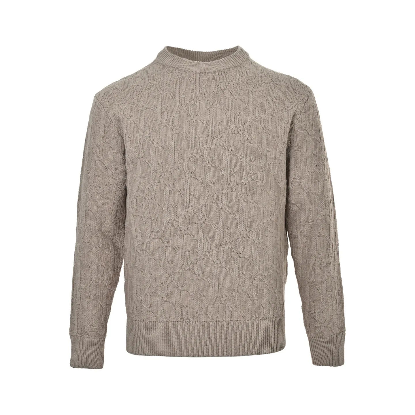Dior/Dior 25Fw Presbyopic jacquard crewneck sweater