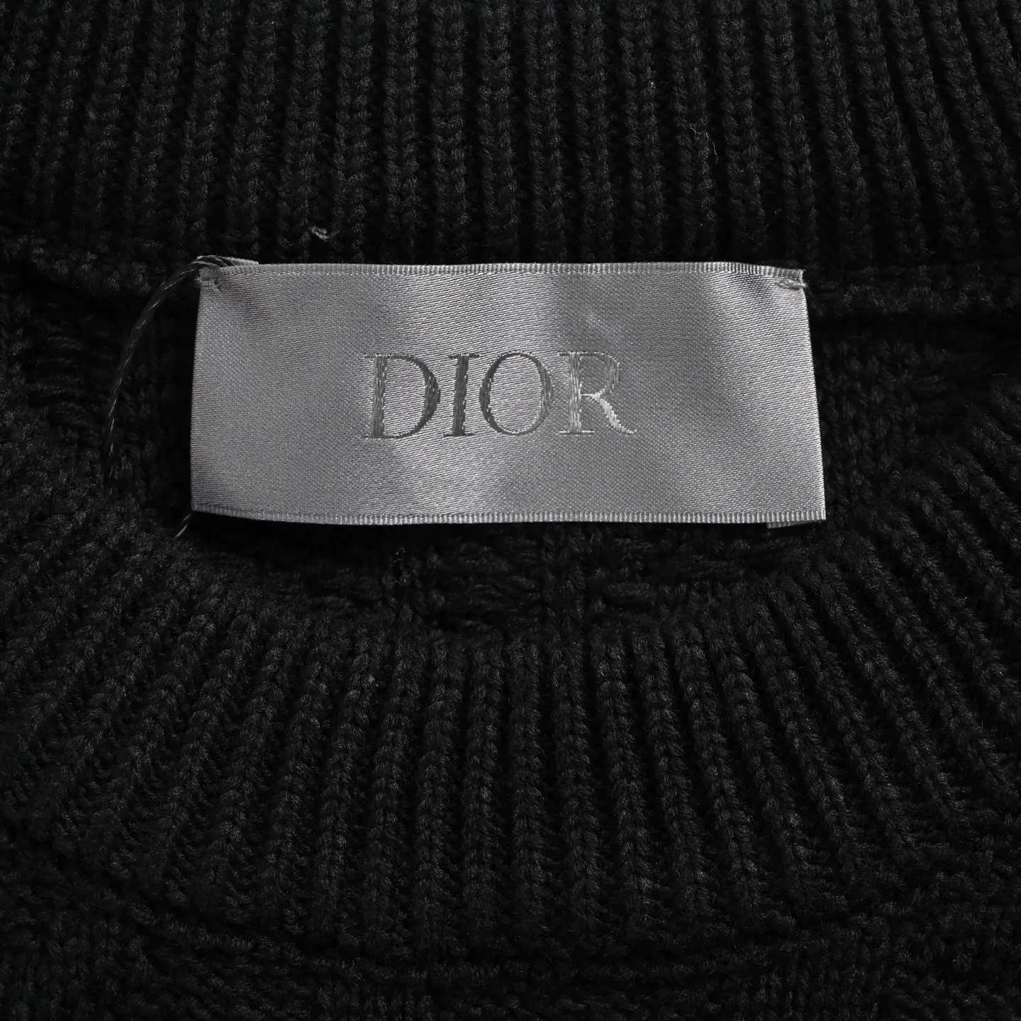 Dior/Dior 25Fw Presbyopic jacquard crewneck sweater