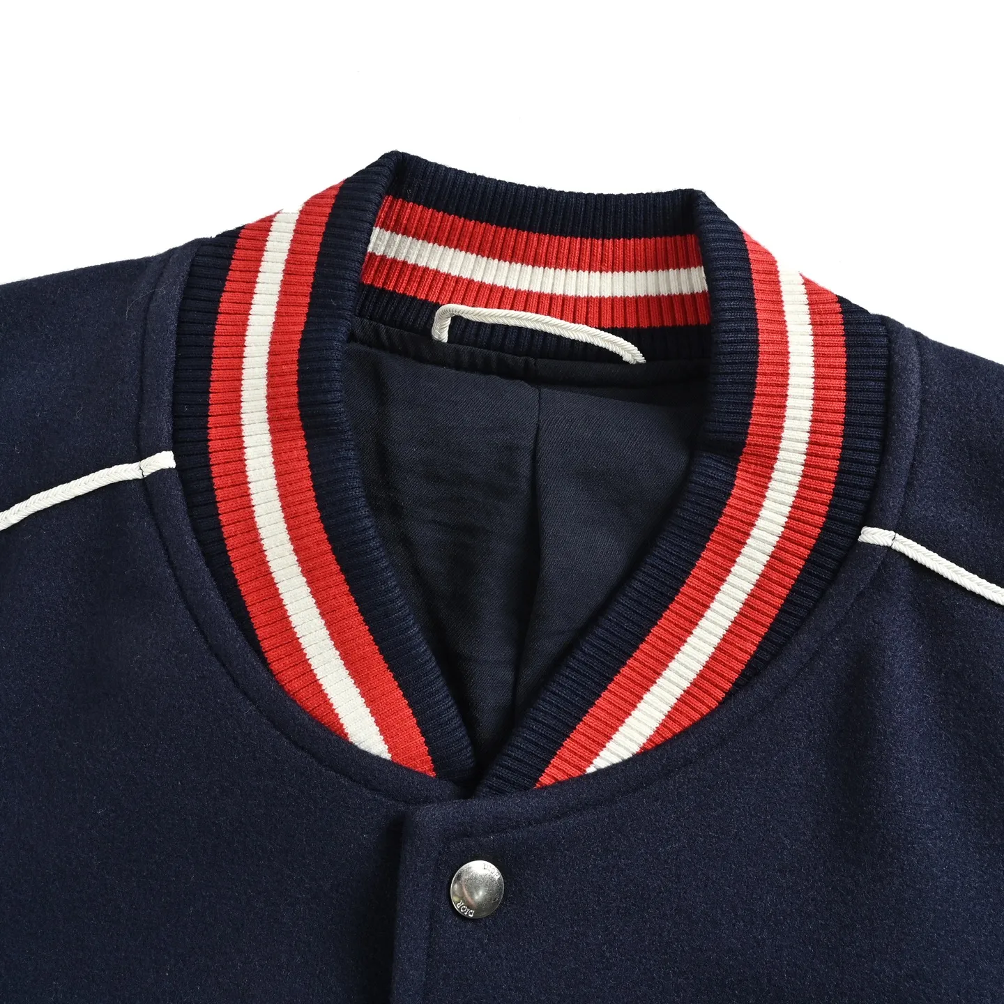 Dior/Dior Dinosaur Letter Embroidered Baseball Jacket Jacket