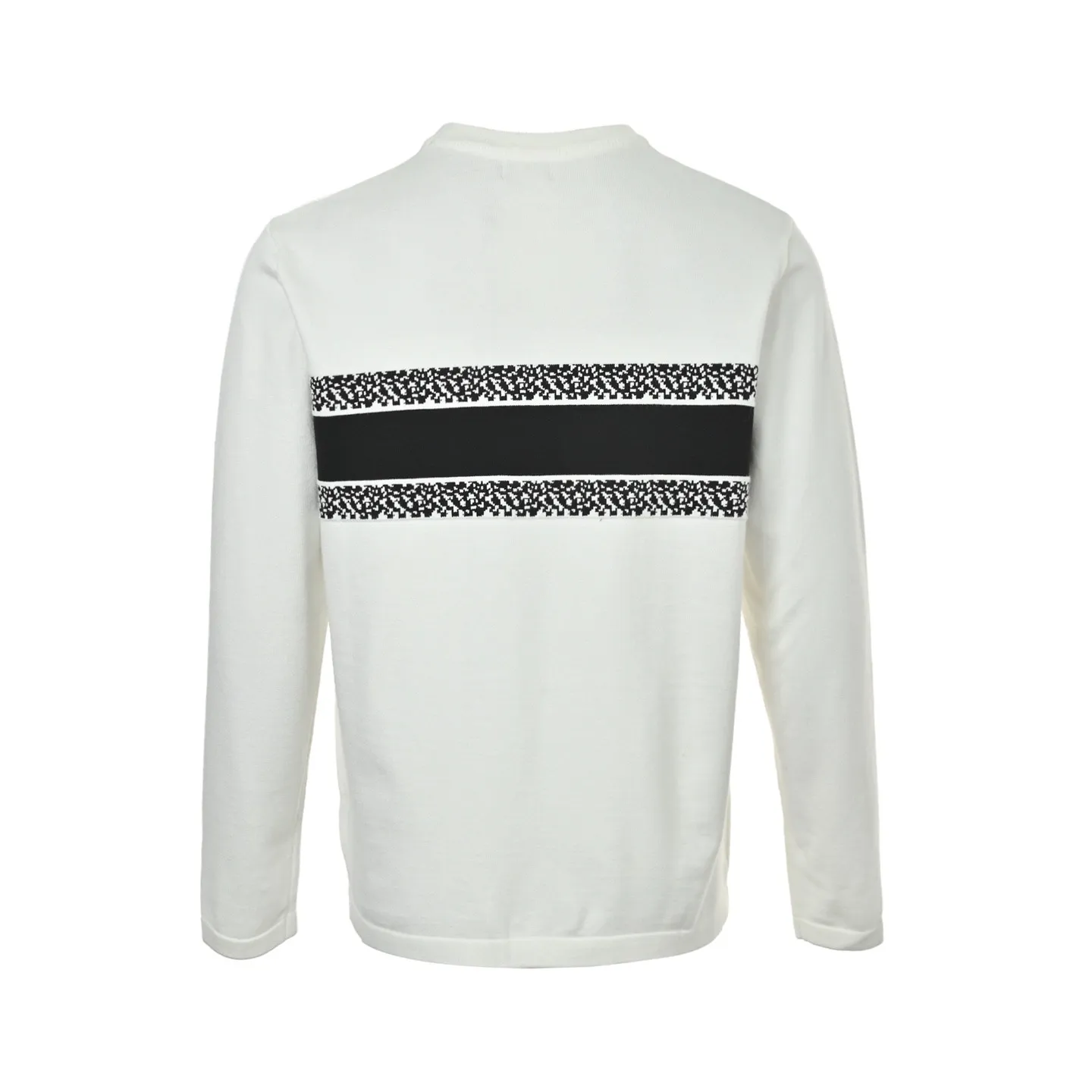 Dior Chest Letter Jacquard Knit Crewneck Sweater