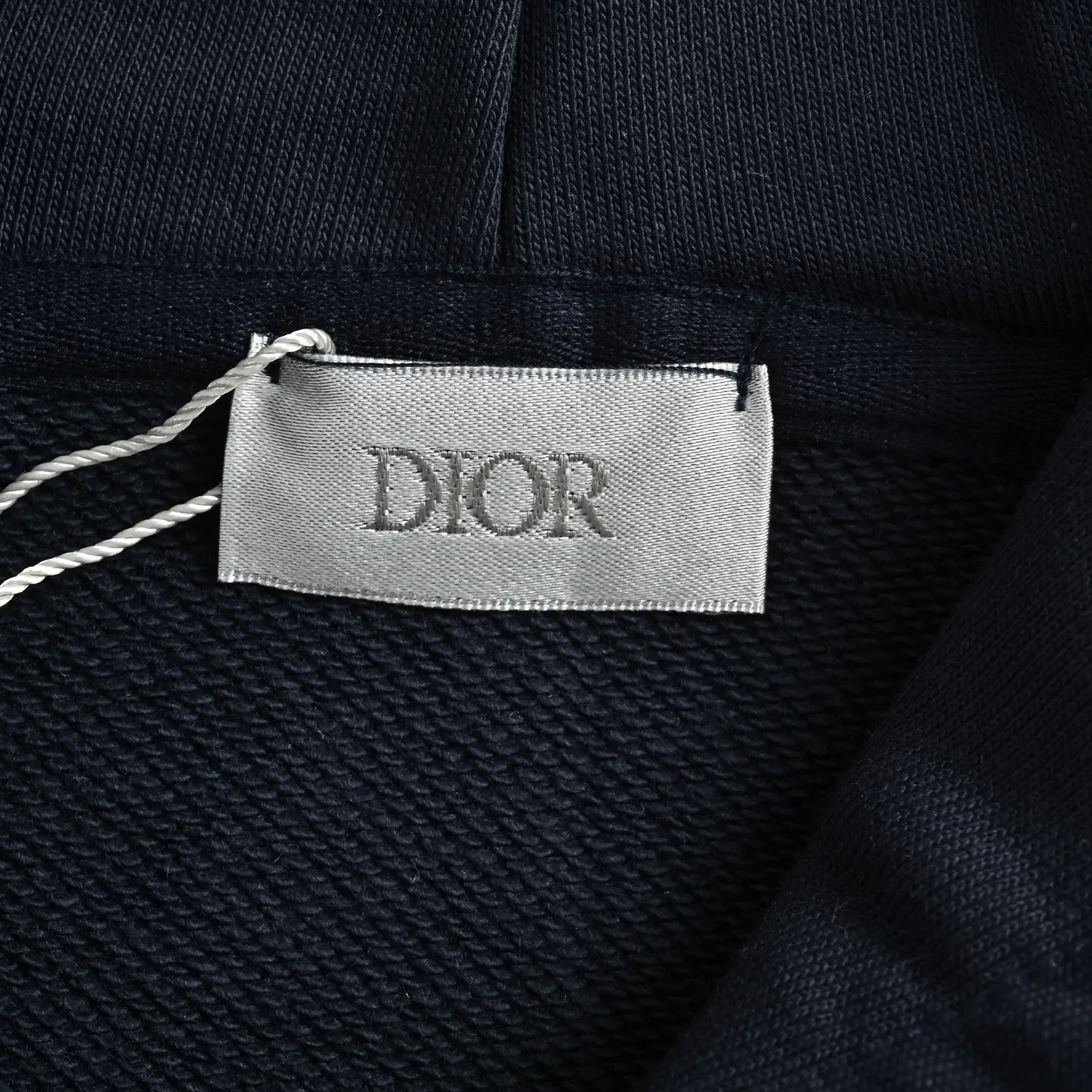 Dior/Dior Tagline Letter Embroidered Hooded Sweatshirt