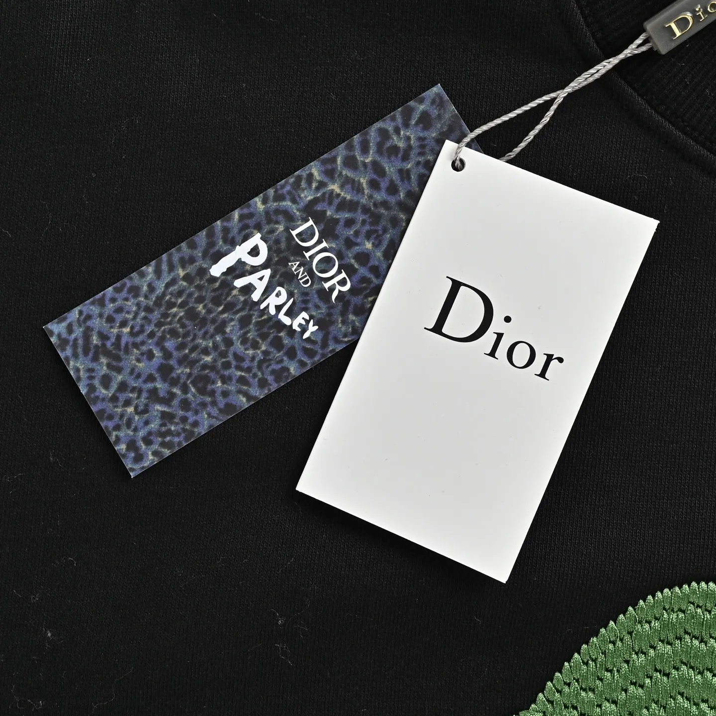 Dior/Dior 26Fw Four Leaf Clover Embroidered Round Neck Sweatshirt