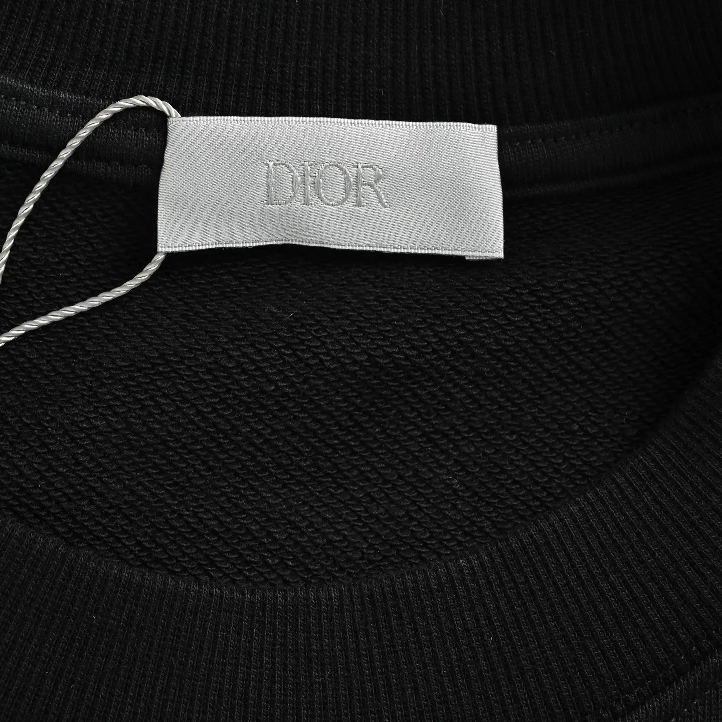 Dior/Dior 26Fw Four Leaf Clover Embroidered Round Neck Sweatshirt