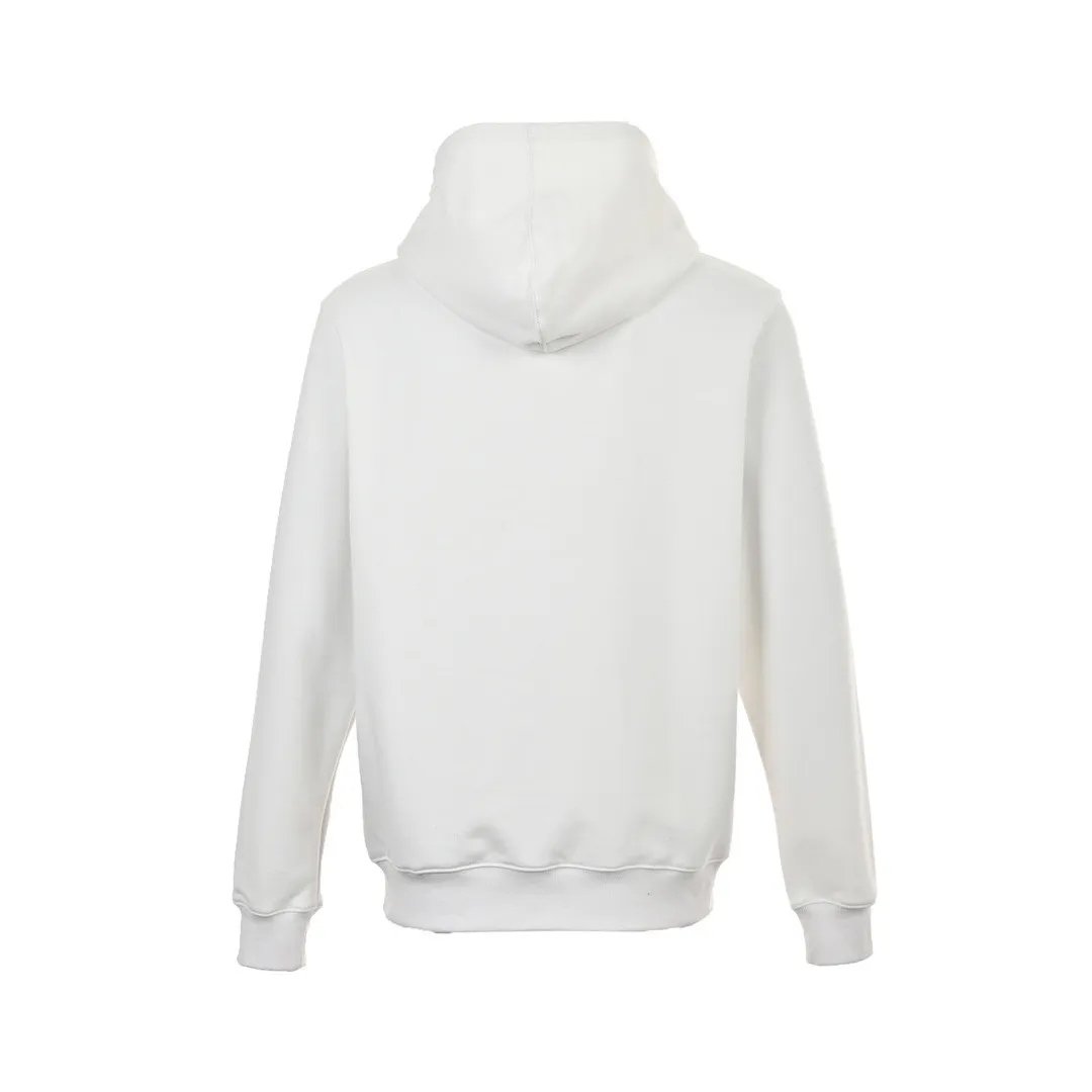 Dior/Dior 22Fw embroidered silver label hooded sweatshirt
