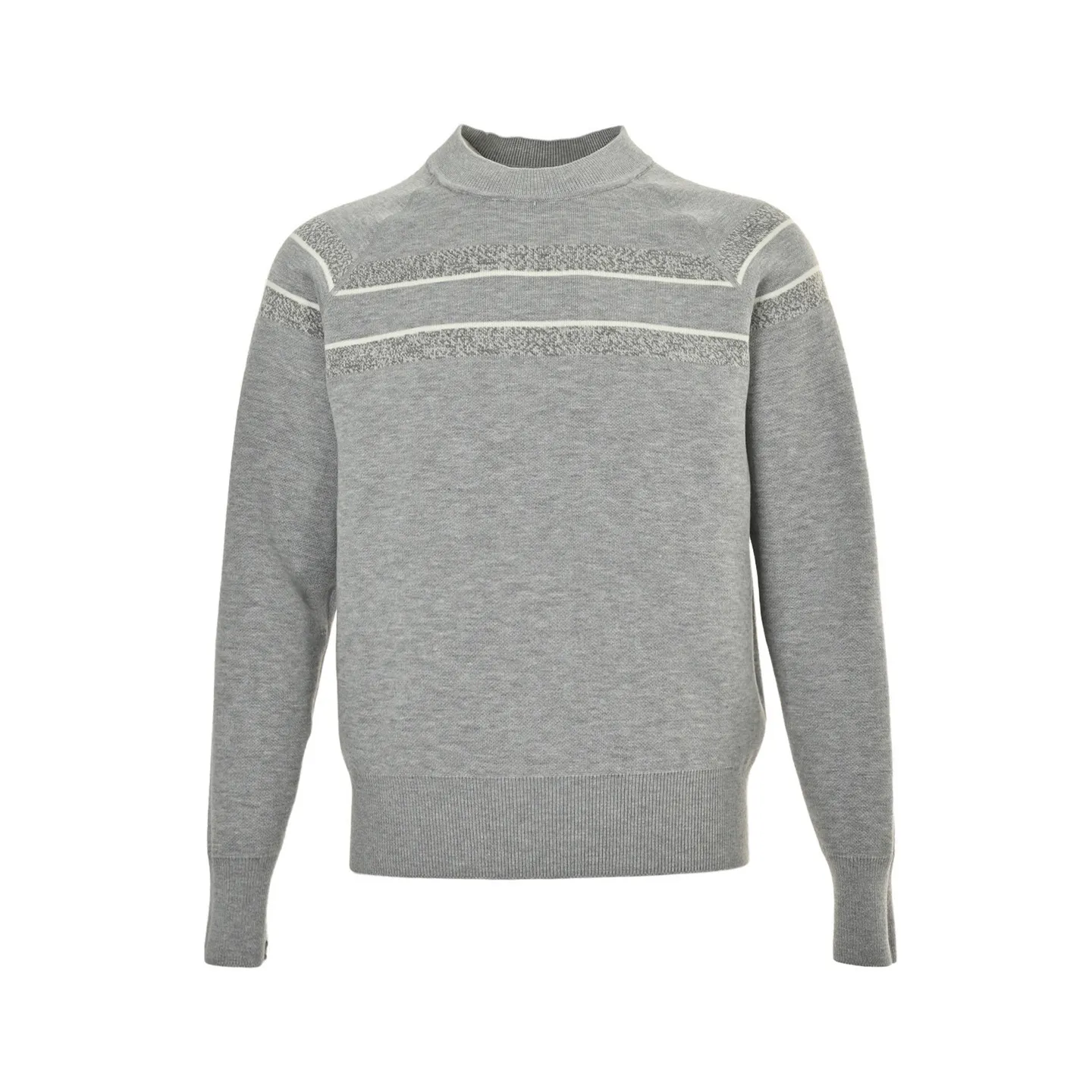 Dior/Dior 23Fw Oblique old flower jacquard knitted cashmere double-sided crew neck sweater