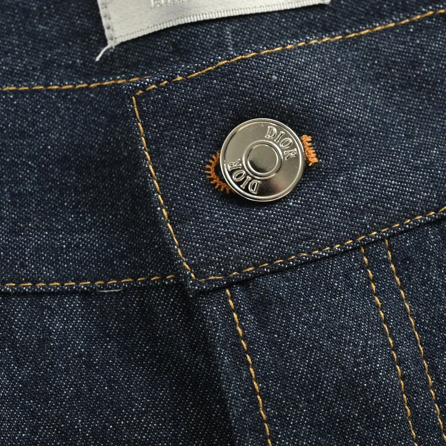 Dior/Dior 25Fw logo leather brand jeans