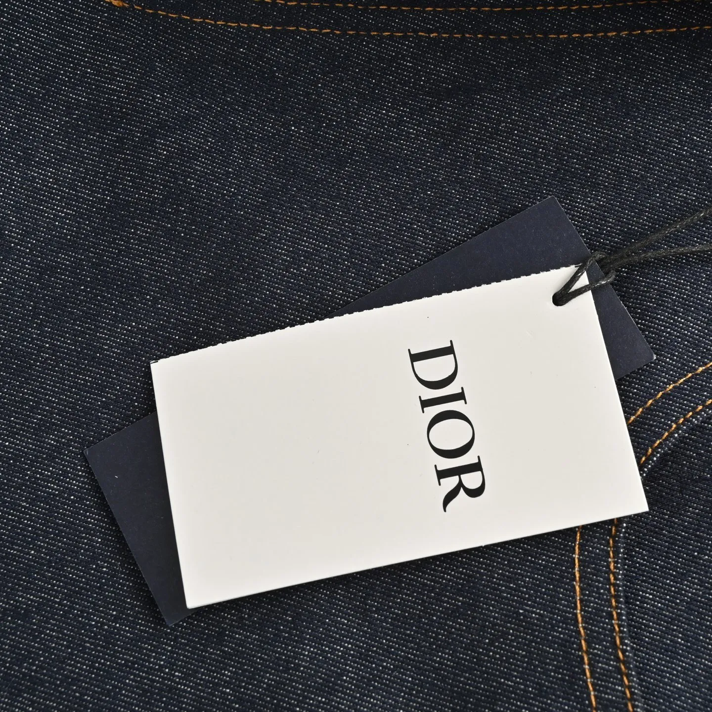 Dior/Dior 25Fw logo leather brand jeans