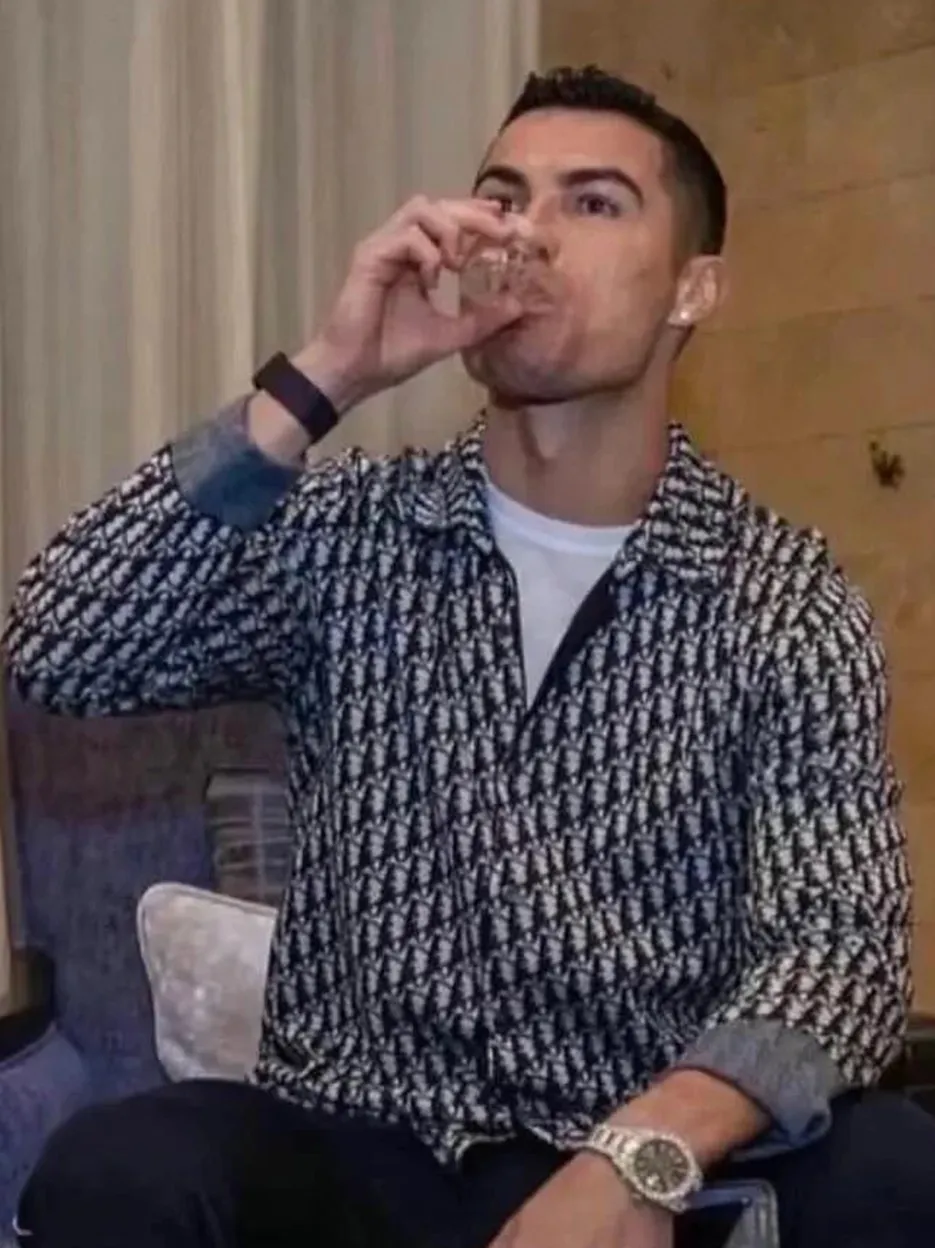 Dior/Dior printed jacquard shirt jacket