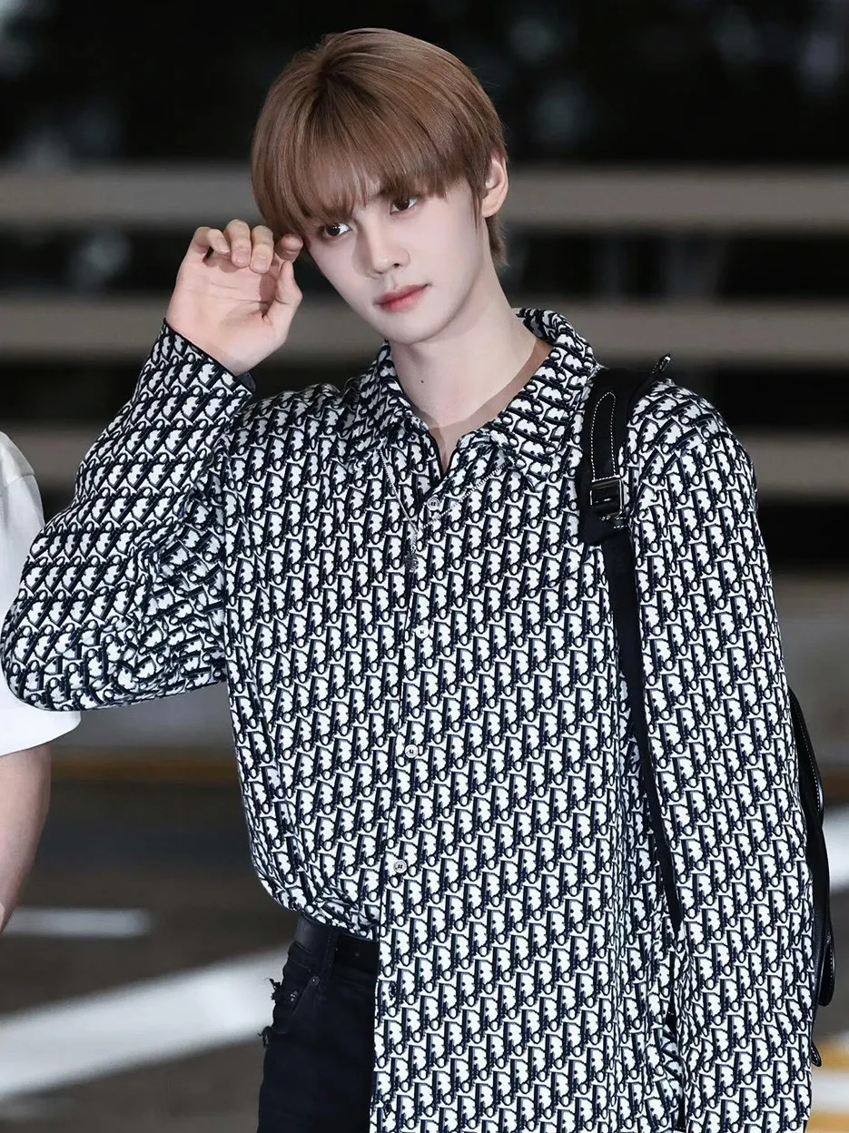Dior/Dior printed jacquard shirt jacket