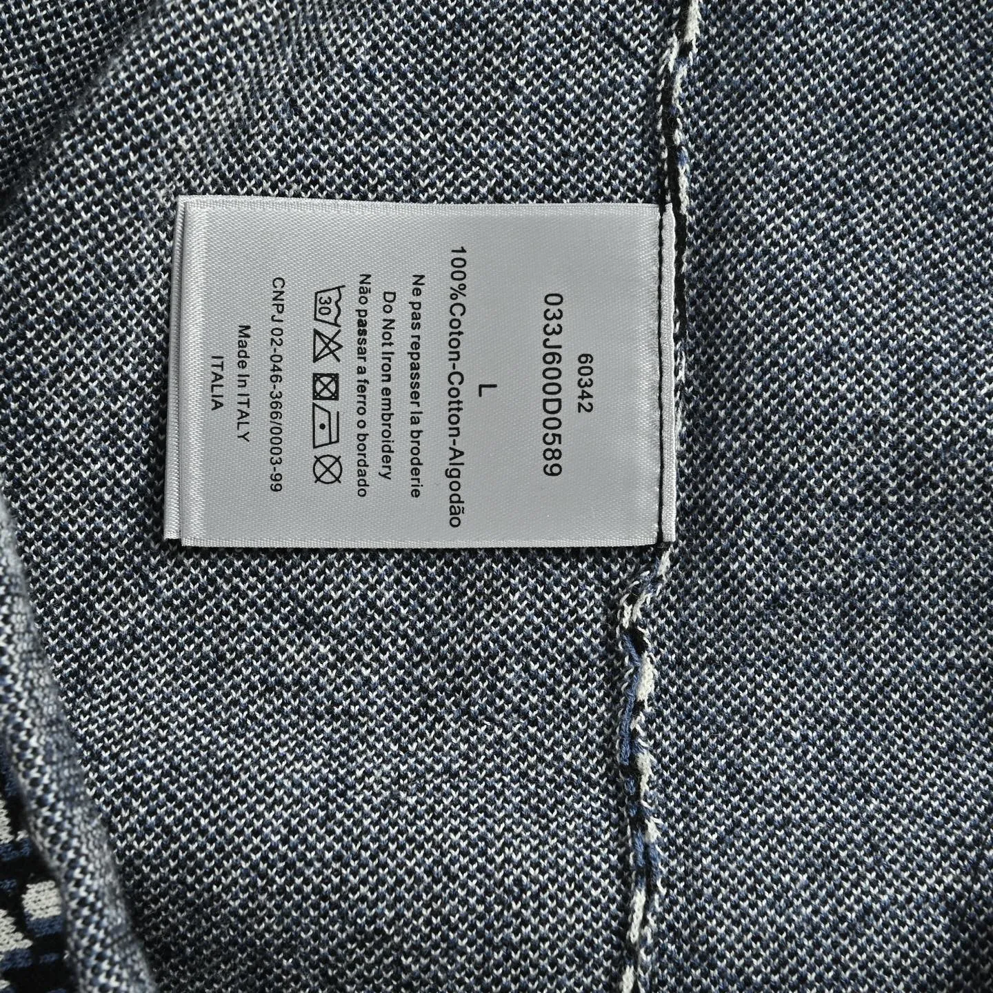 Dior/Dior printed jacquard shirt jacket