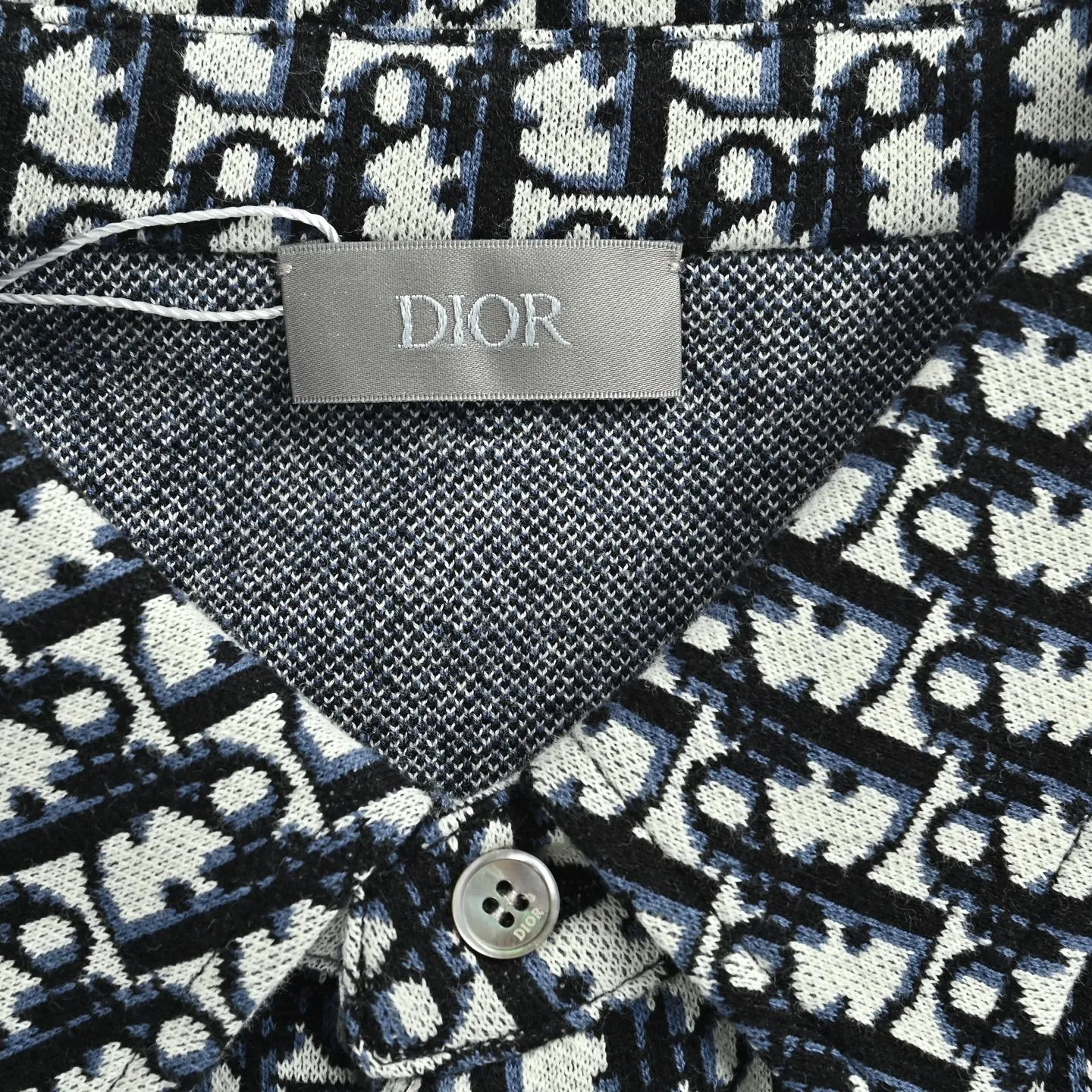 Dior/Dior printed jacquard shirt jacket