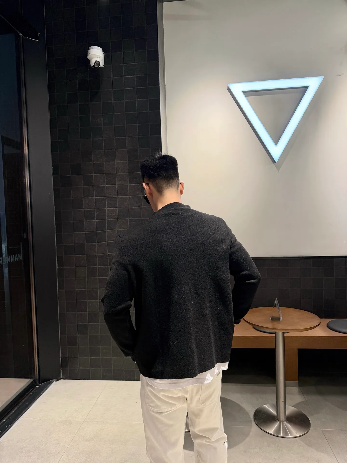 Dior/Dior Small Shearling Reversible Zip Cardigan