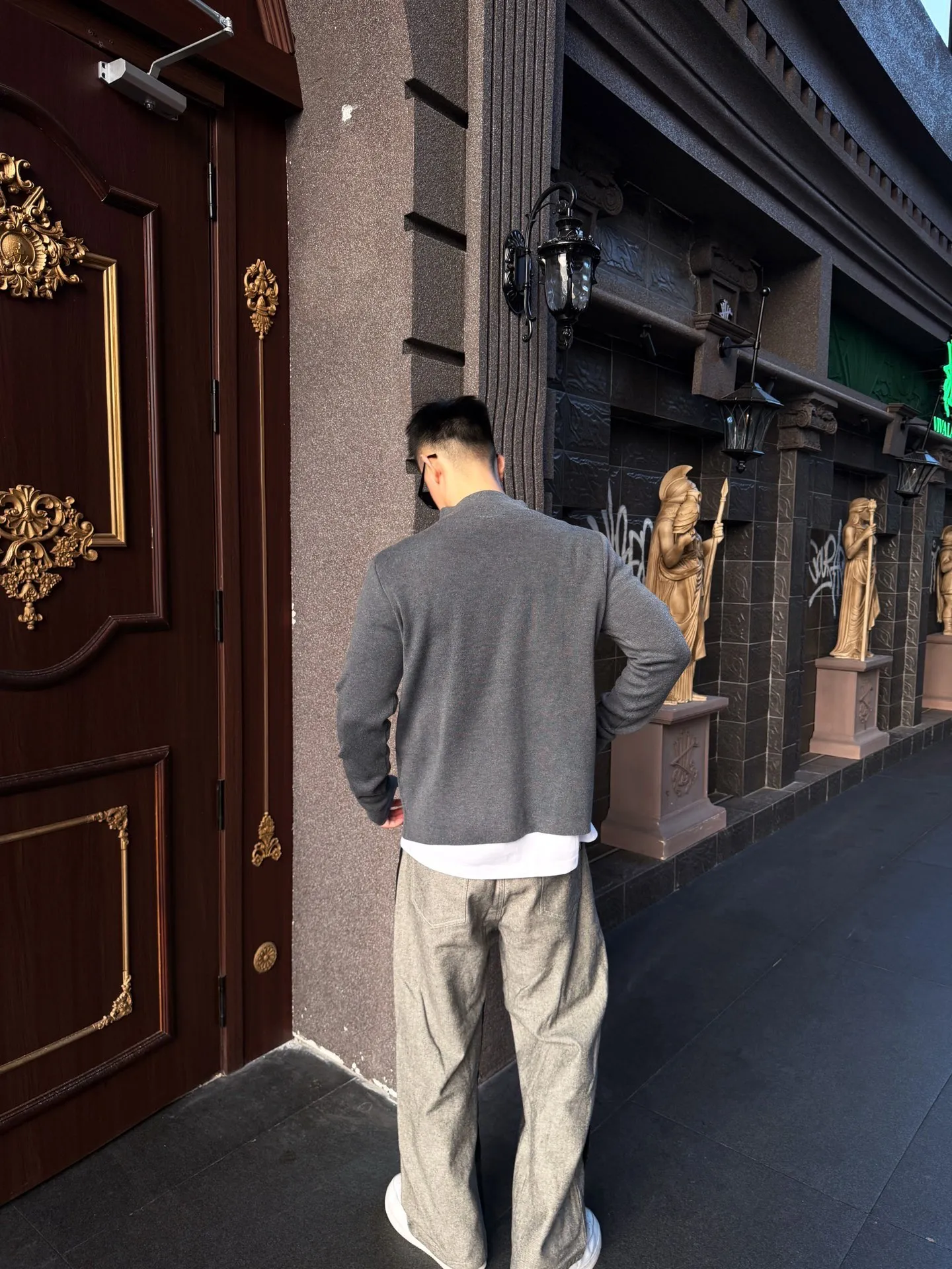 Dior/Dior Small Shearling Reversible Zip Cardigan