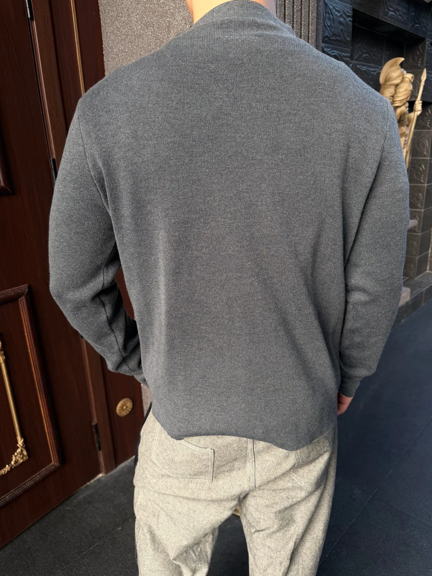 Dior/Dior Small Shearling Reversible Zip Cardigan