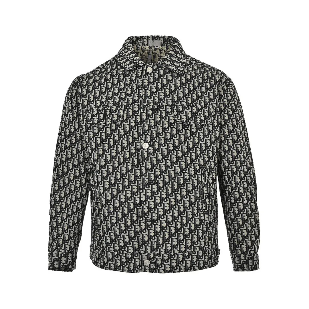 Dior/Dior Classic jacquard jacquard shirt coat