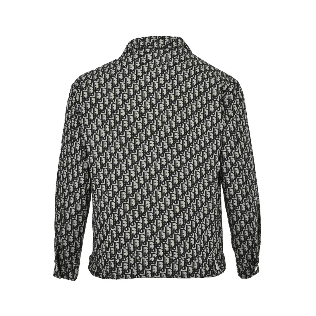 Dior/Dior Classic jacquard jacquard shirt coat