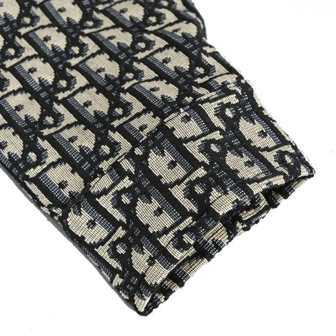 Dior/Dior Classic jacquard jacquard shirt coat