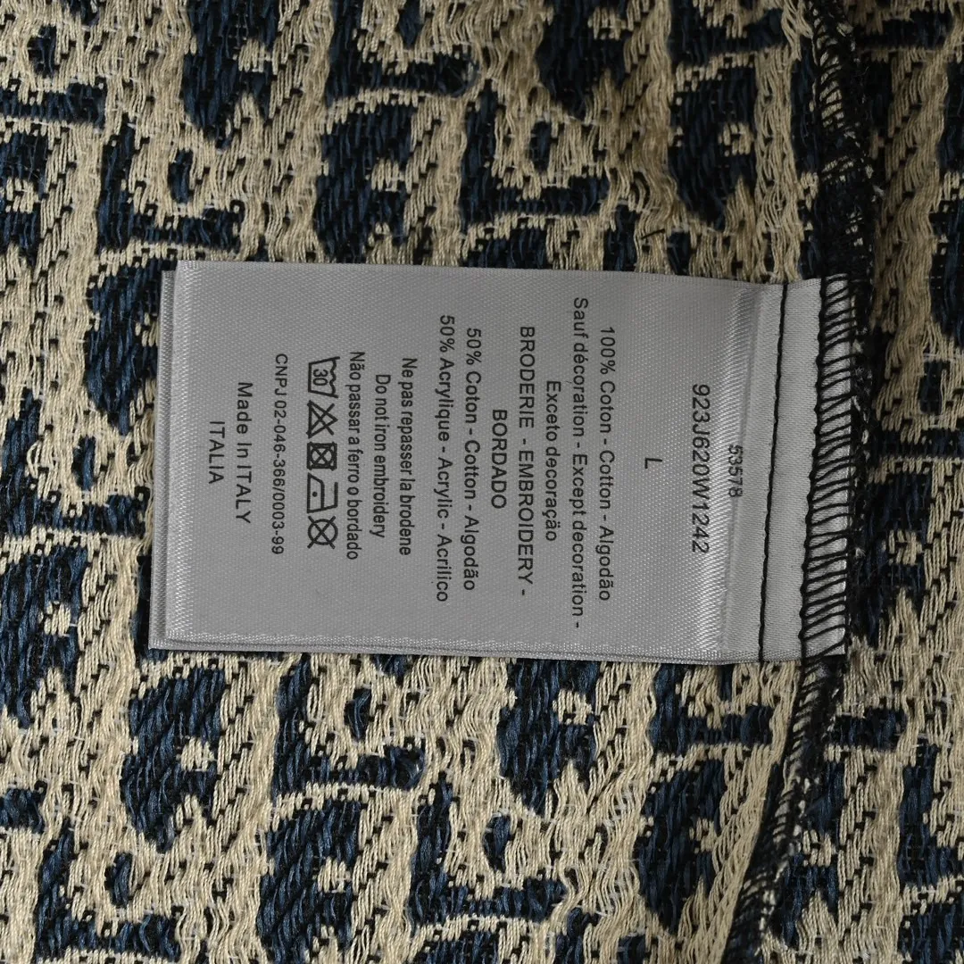 Dior/Dior Classic jacquard jacquard shirt coat