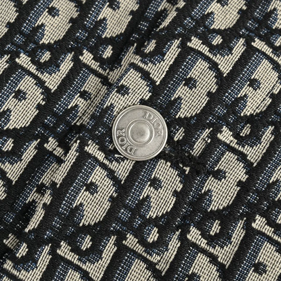 Dior/Dior Classic jacquard jacquard shirt coat