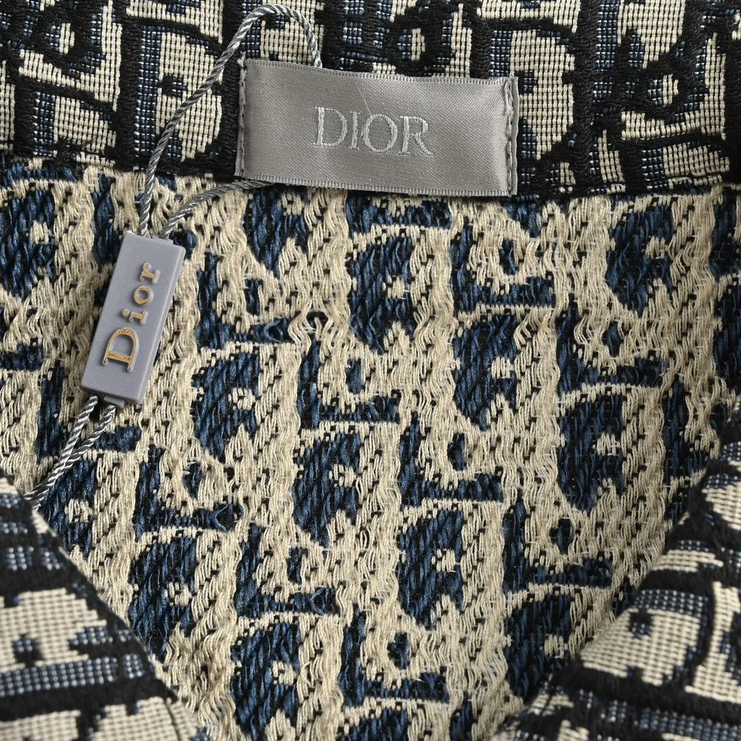 Dior/Dior Classic jacquard jacquard shirt coat