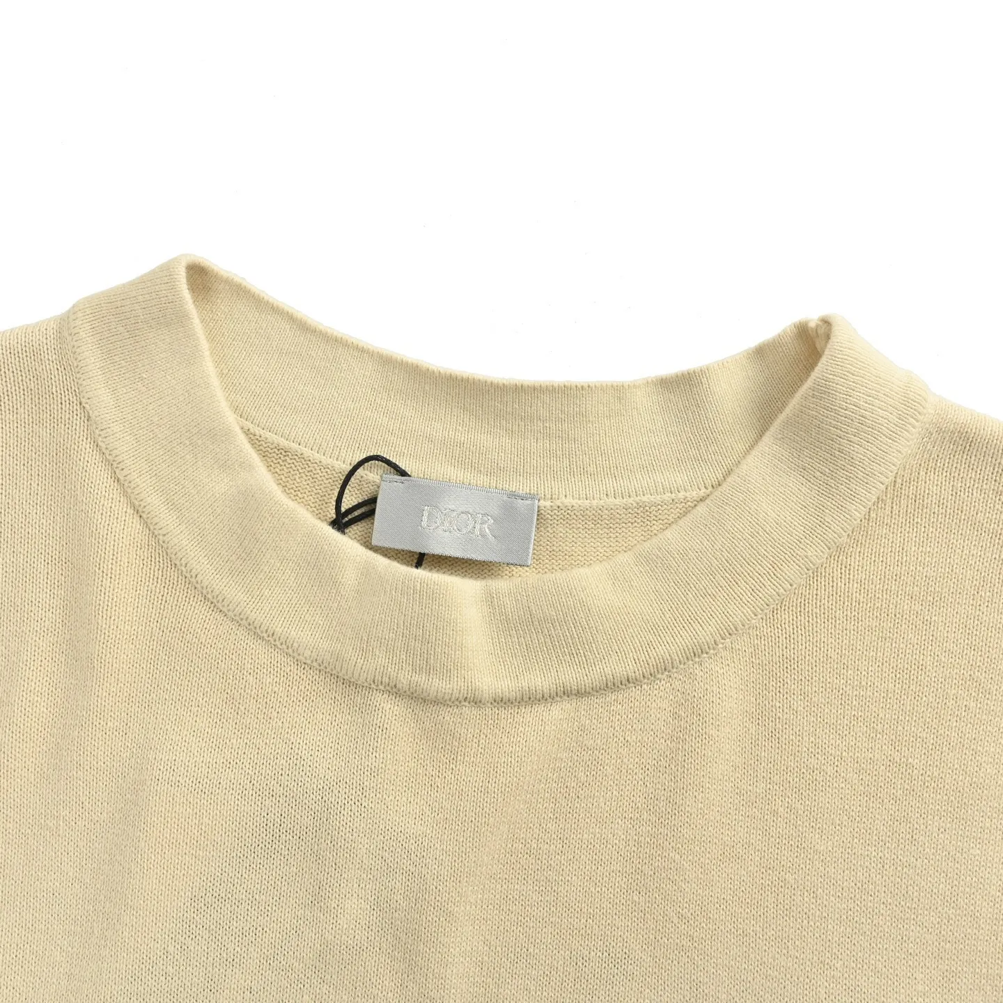 Dior/Dior 25ss Cat Embroidered Knitted Short Sleeves