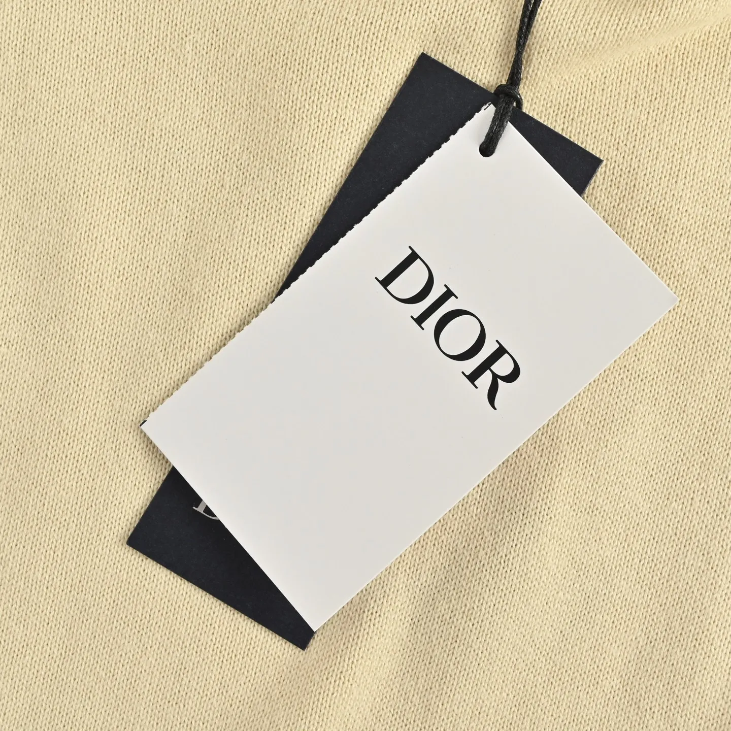 Dior/Dior 25ss Cat Embroidered Knitted Short Sleeves