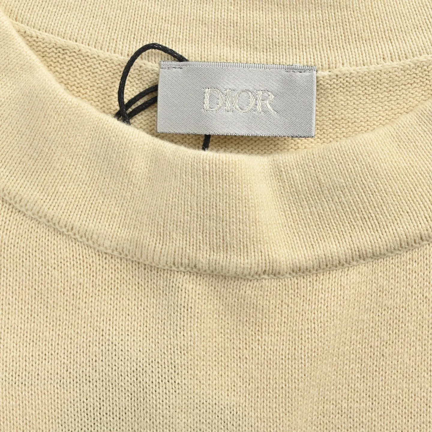 Dior/Dior 25ss Cat Embroidered Knitted Short Sleeves