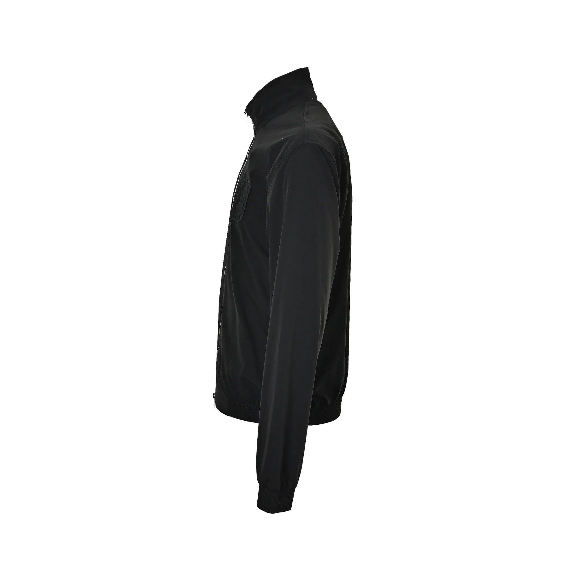 Dior/Dior Medaillon badge square embroidered zipper stand collar jacket