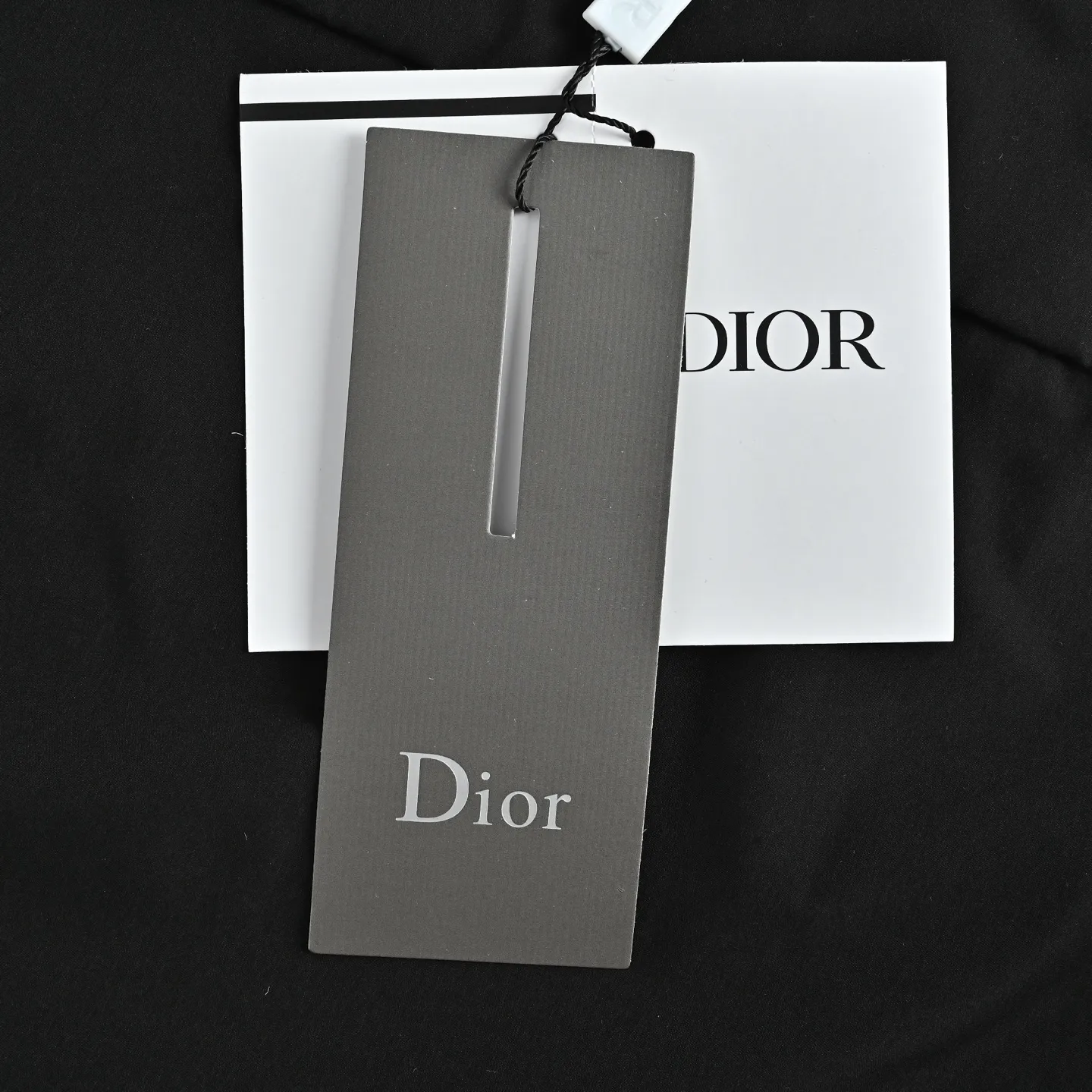 Dior/Dior Medaillon badge square embroidered zipper stand collar jacket