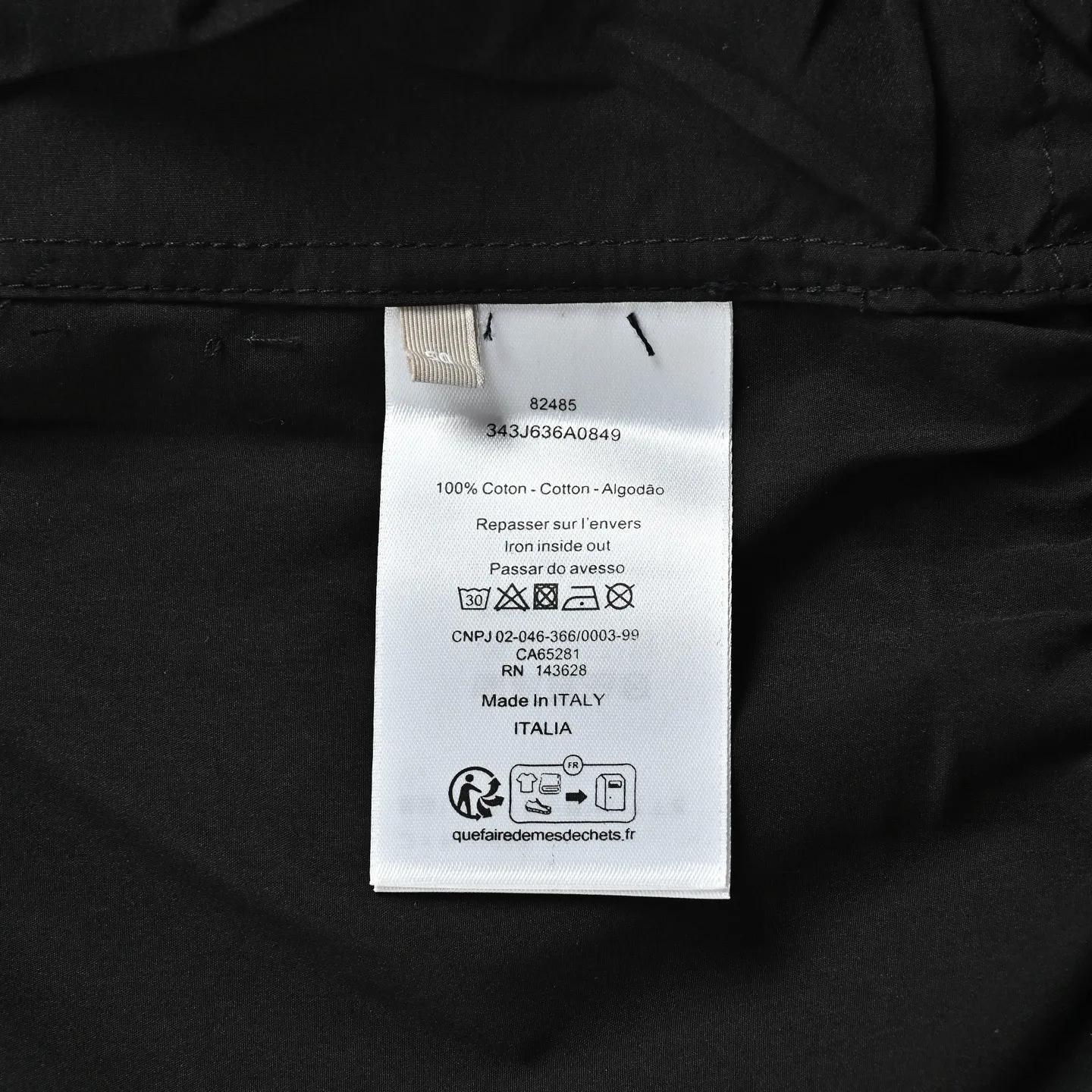 Dior/Dior Medaillon badge square embroidered zipper stand collar jacket