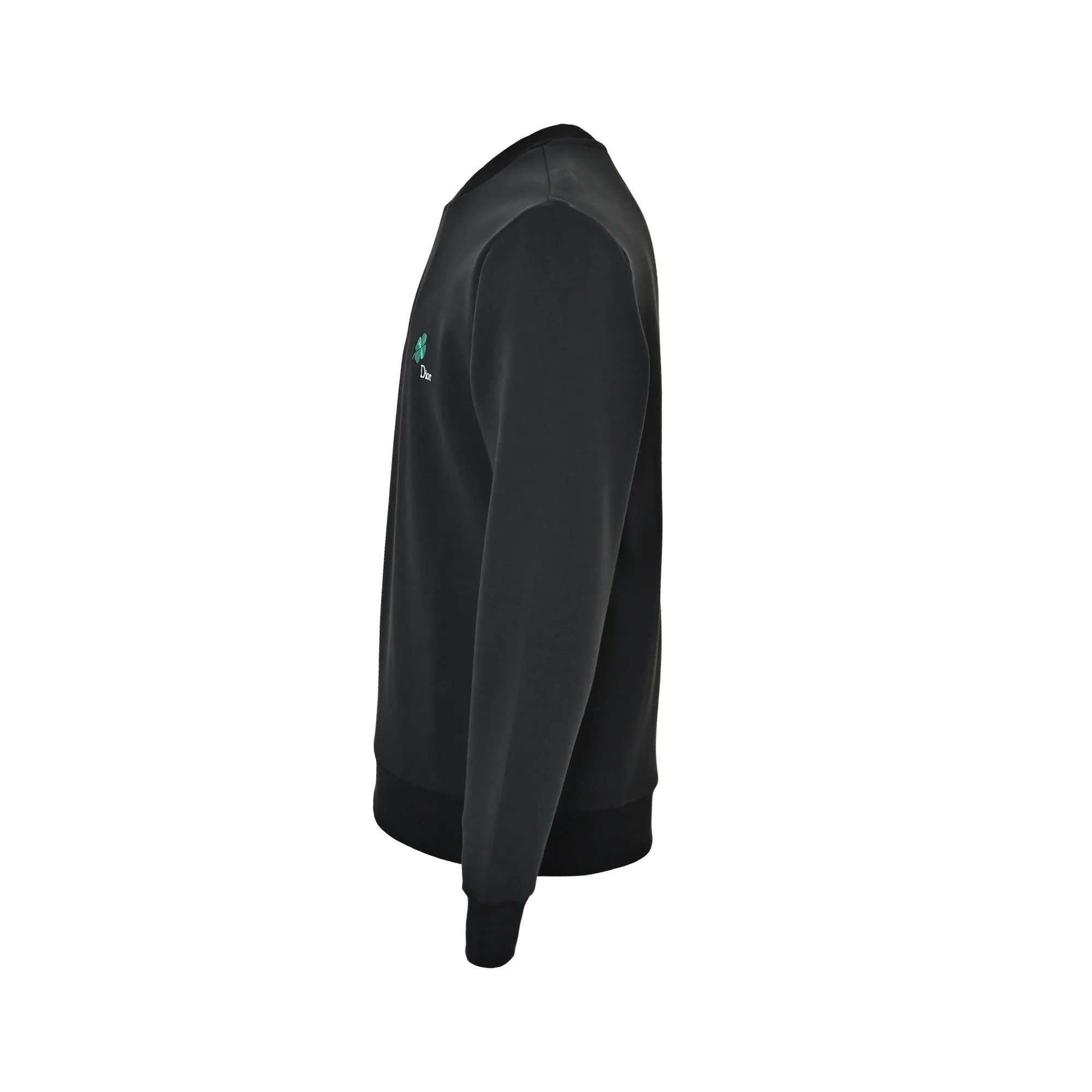 Dior/Dior 26Fw Four Leaf Clover Embroidered Round Neck Sweatshirt