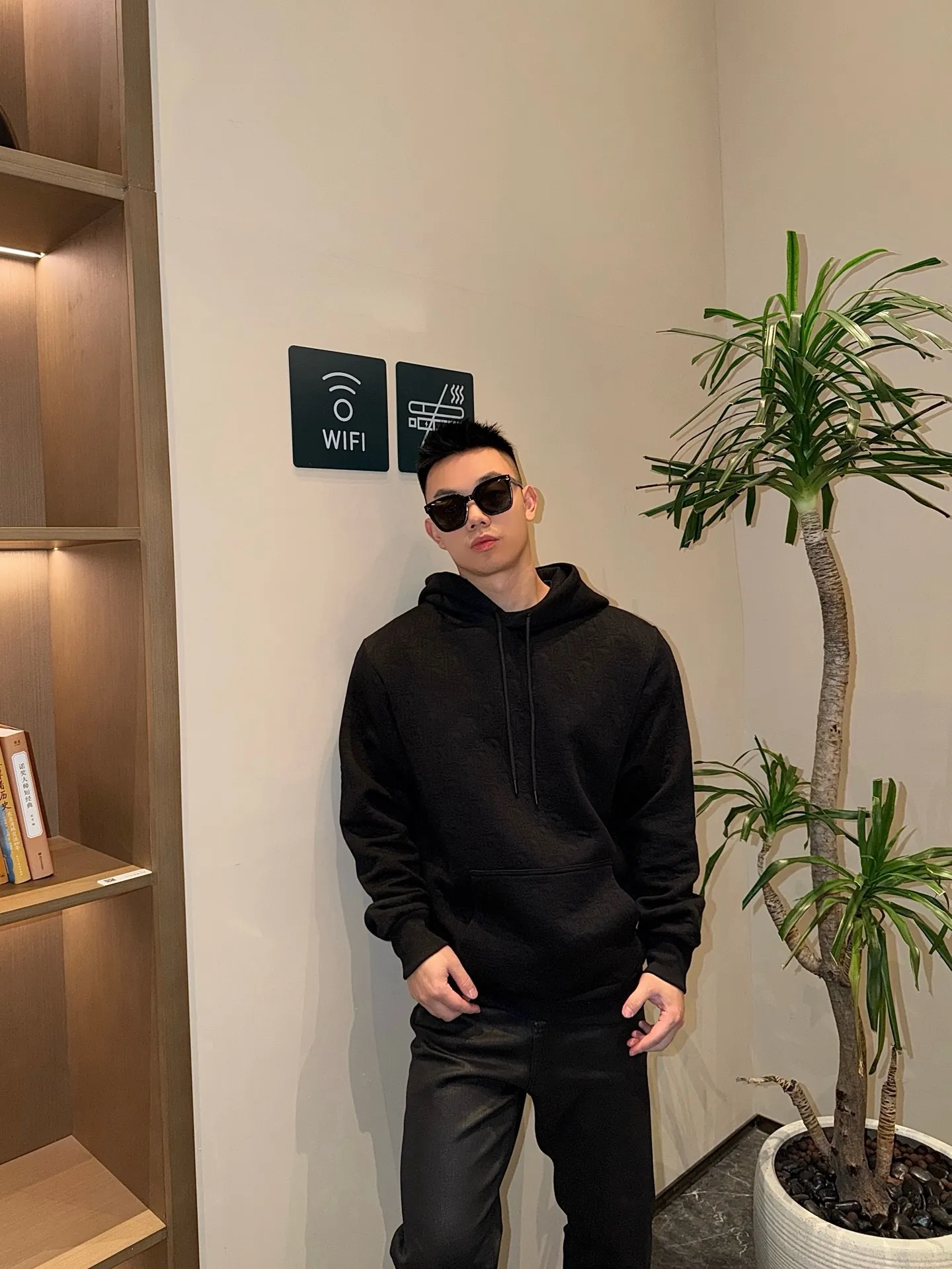 Dior/Dior 25Fw Monogram Embossed Hooded Sweatshirt