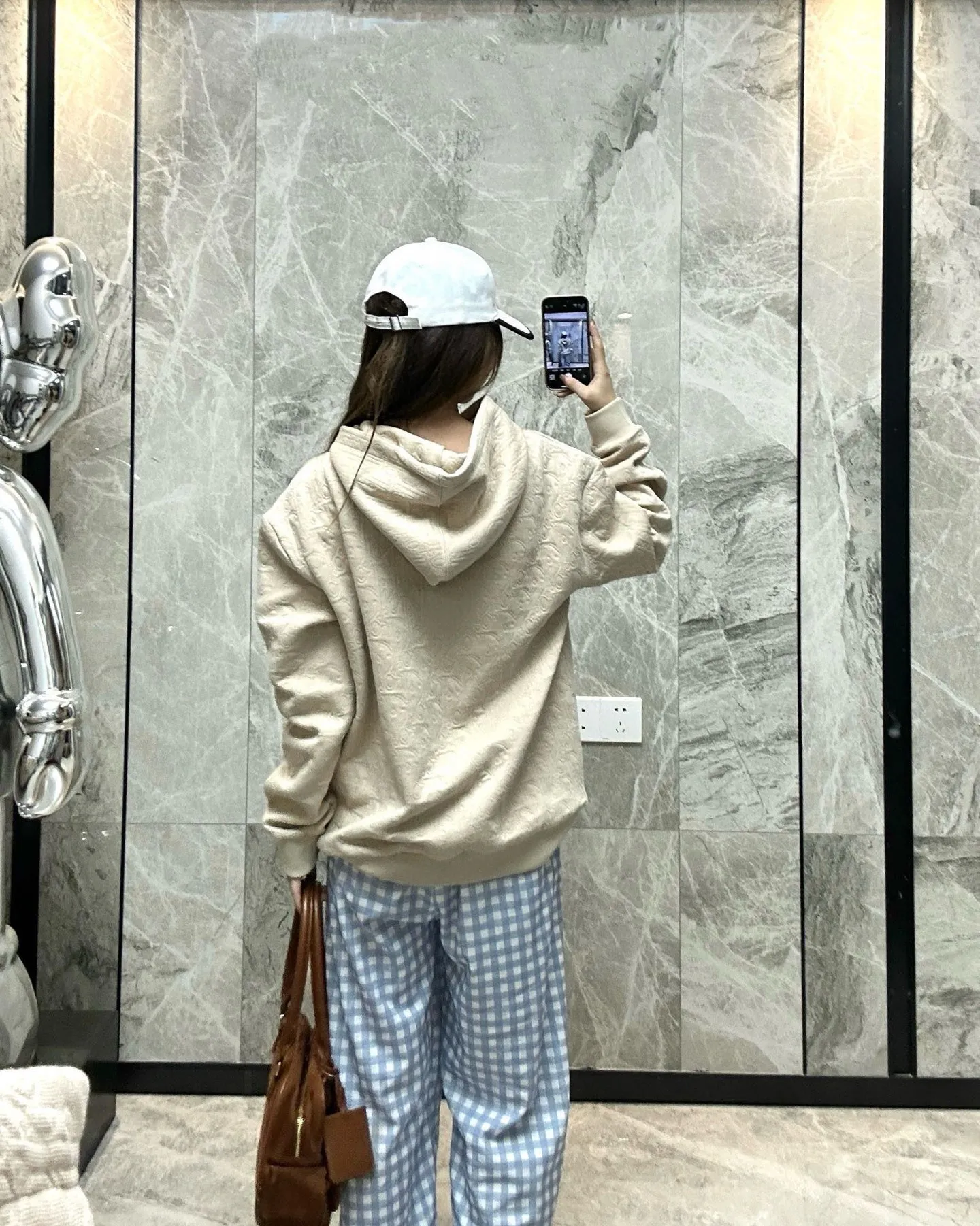 Dior/Dior 25Fw Monogram Embossed Hooded Sweatshirt