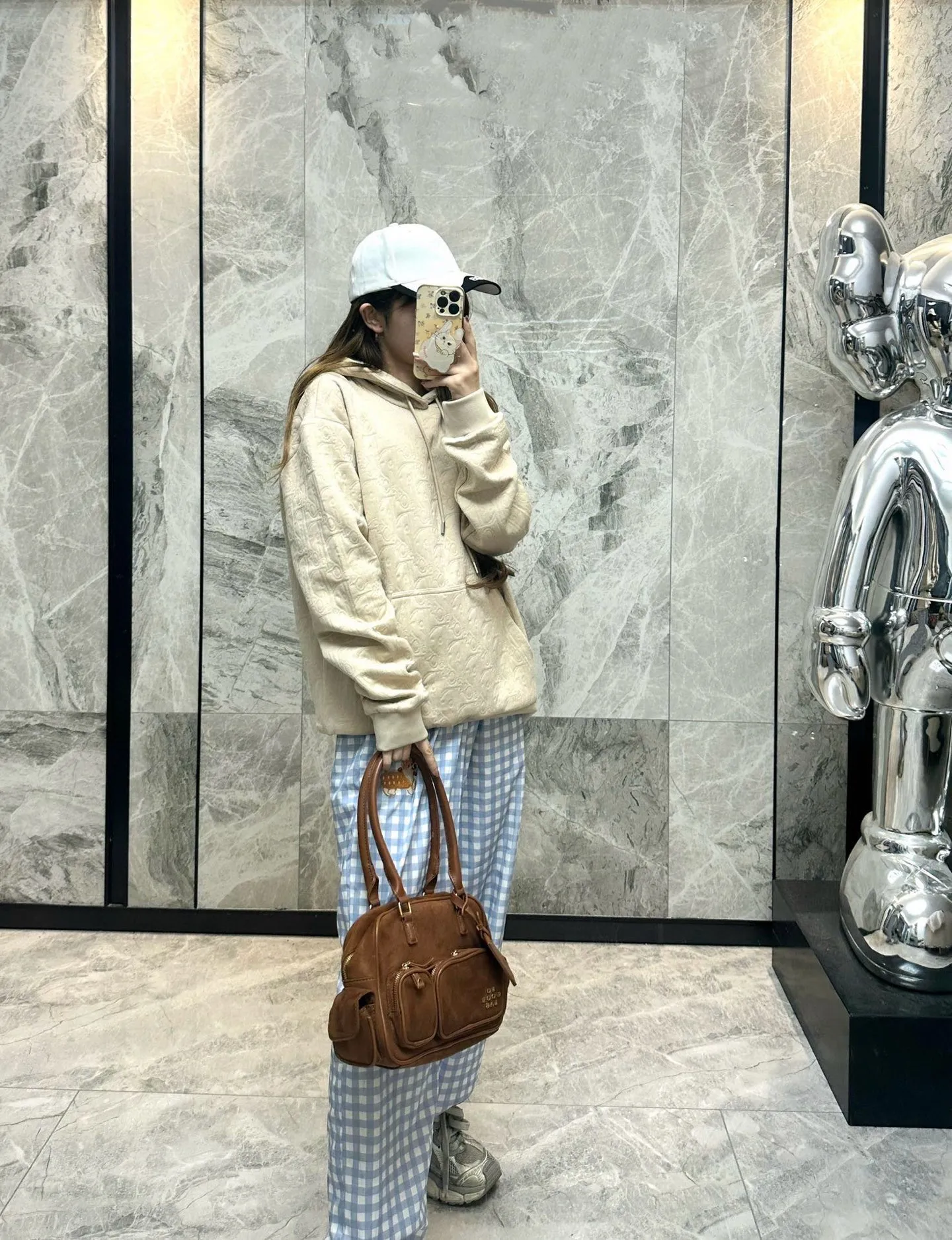 Dior/Dior 25Fw Monogram Embossed Hooded Sweatshirt