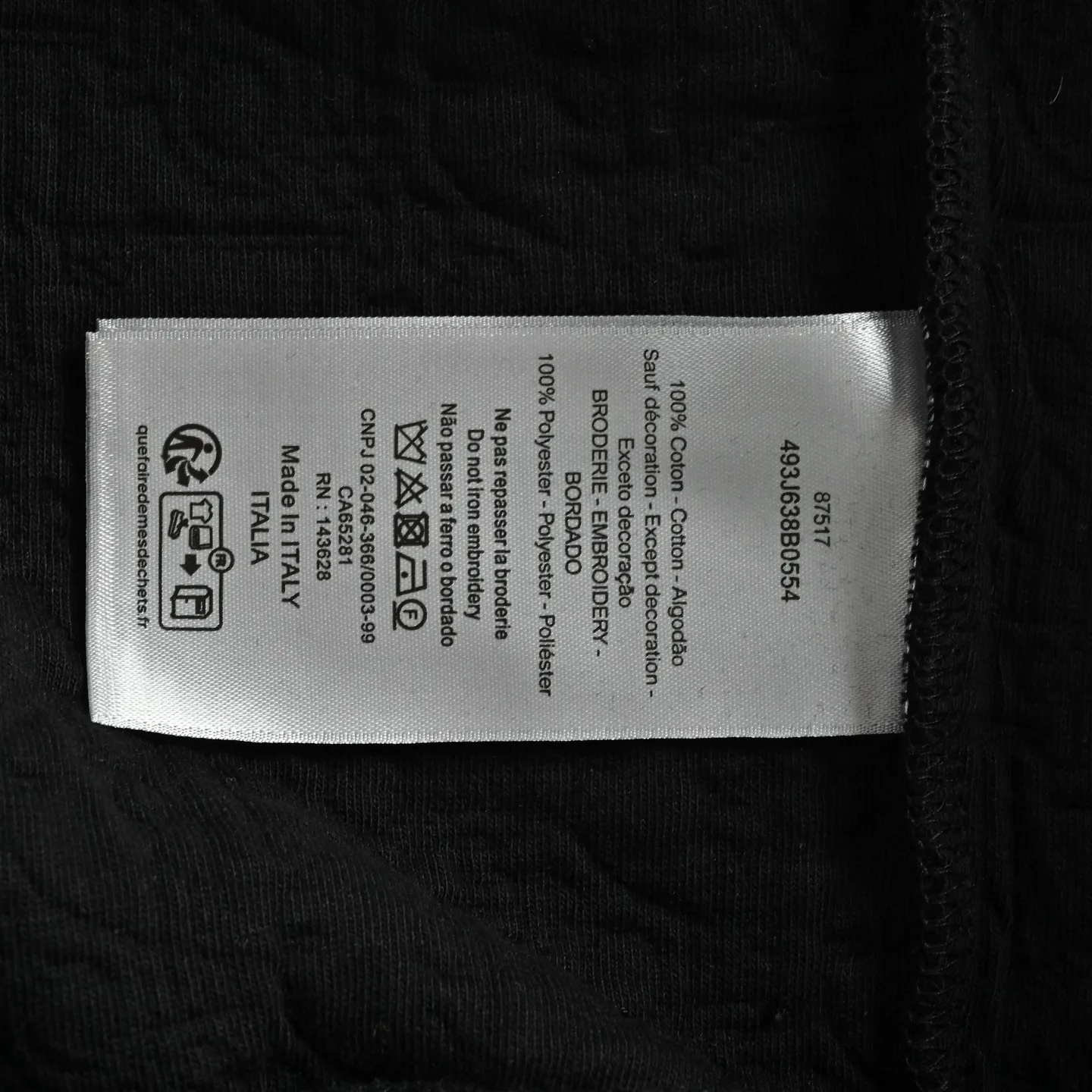 Dior/Dior 25Fw Monogram Embossed Hooded Sweatshirt