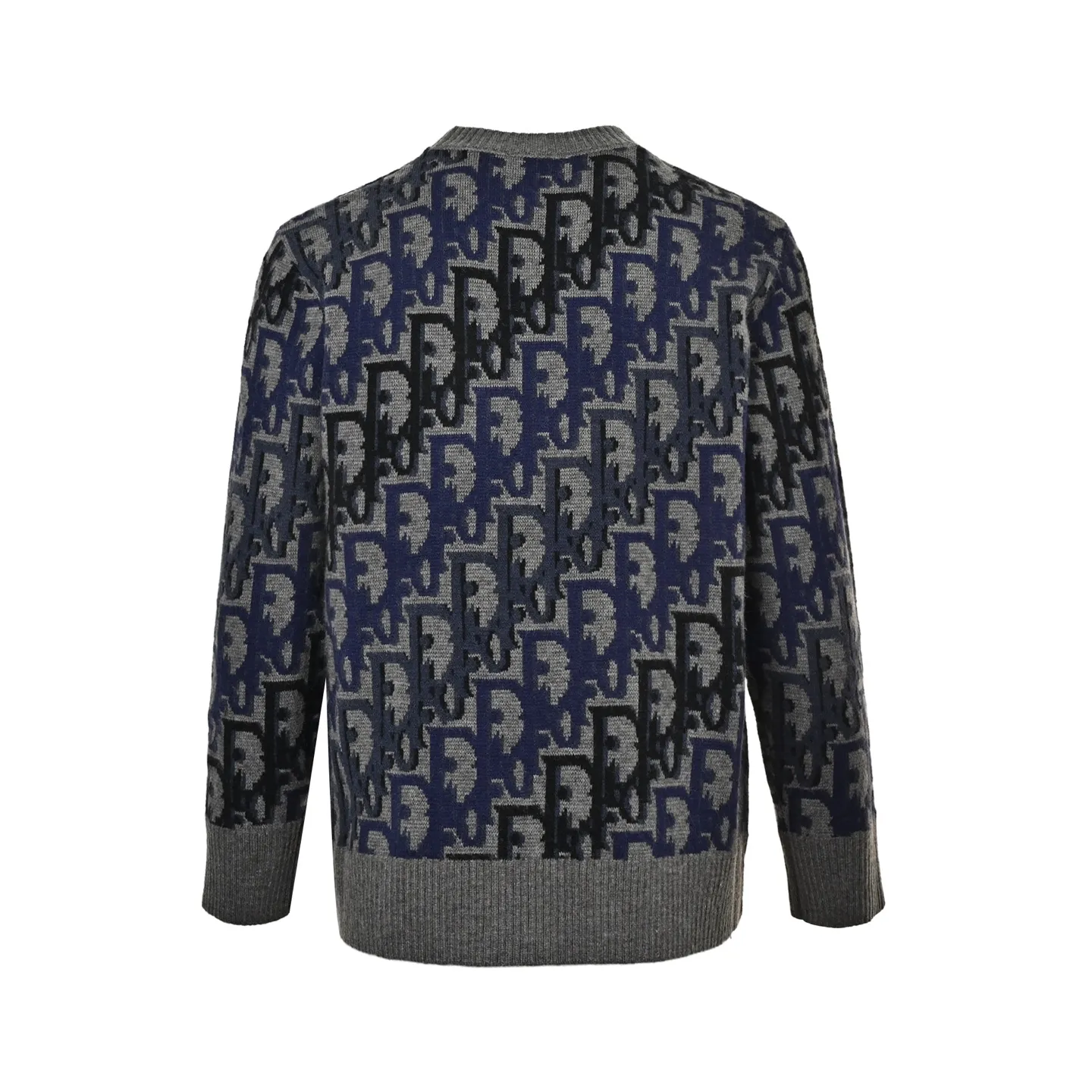 Dior/Dior Regular Flowers Gradient Full Print Jacquard Crewneck Sweater