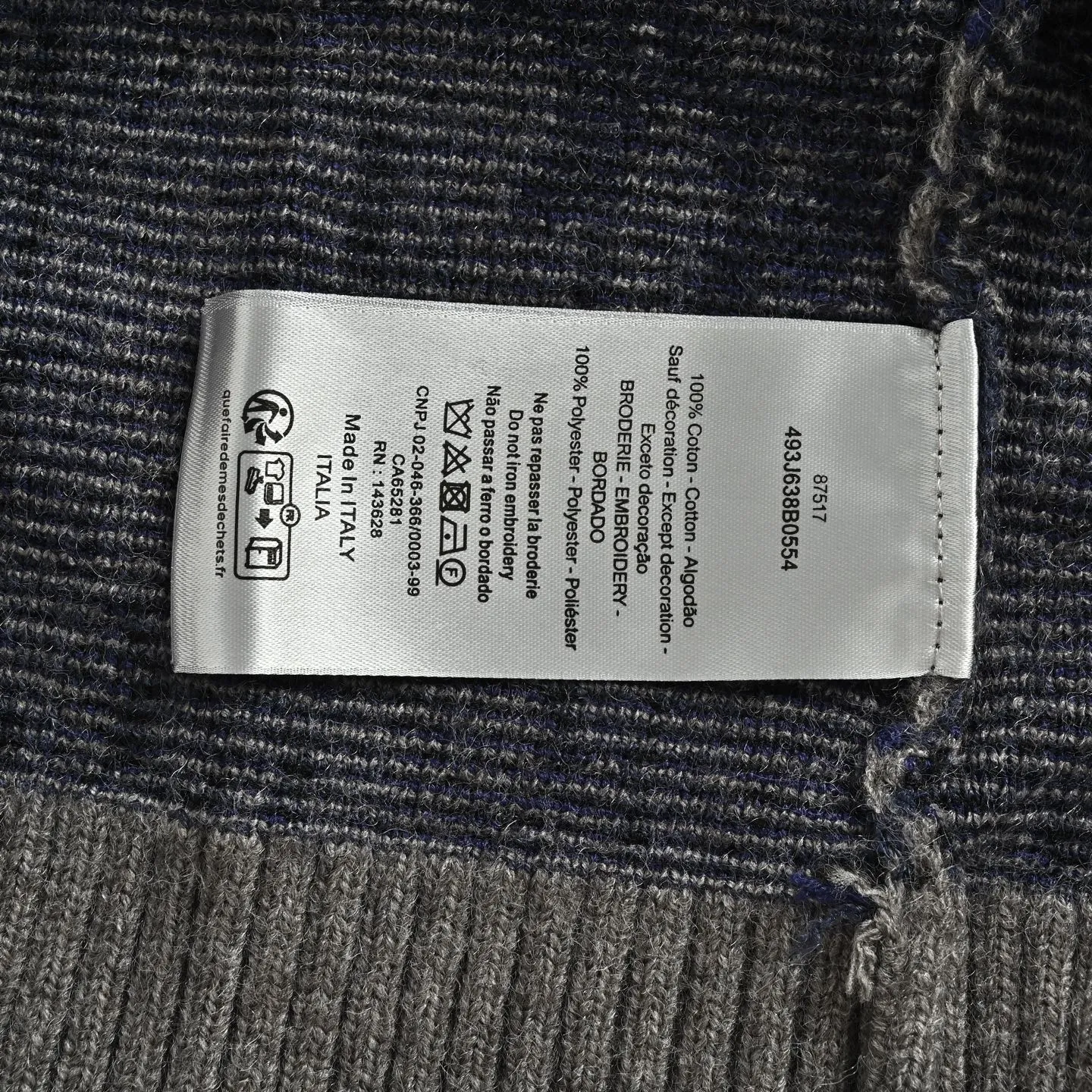 Dior/Dior Regular Flowers Gradient Full Print Jacquard Crewneck Sweater