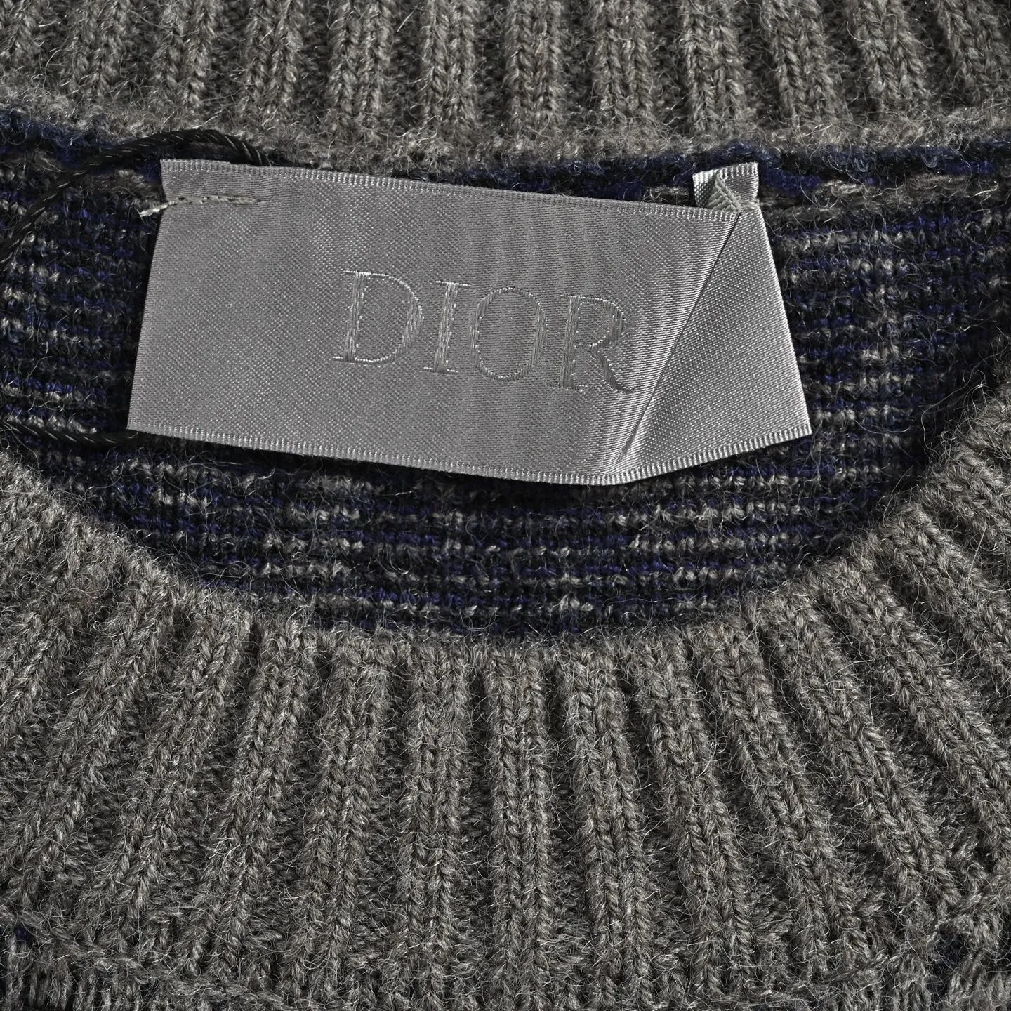 Dior/Dior Regular Flowers Gradient Full Print Jacquard Crewneck Sweater
