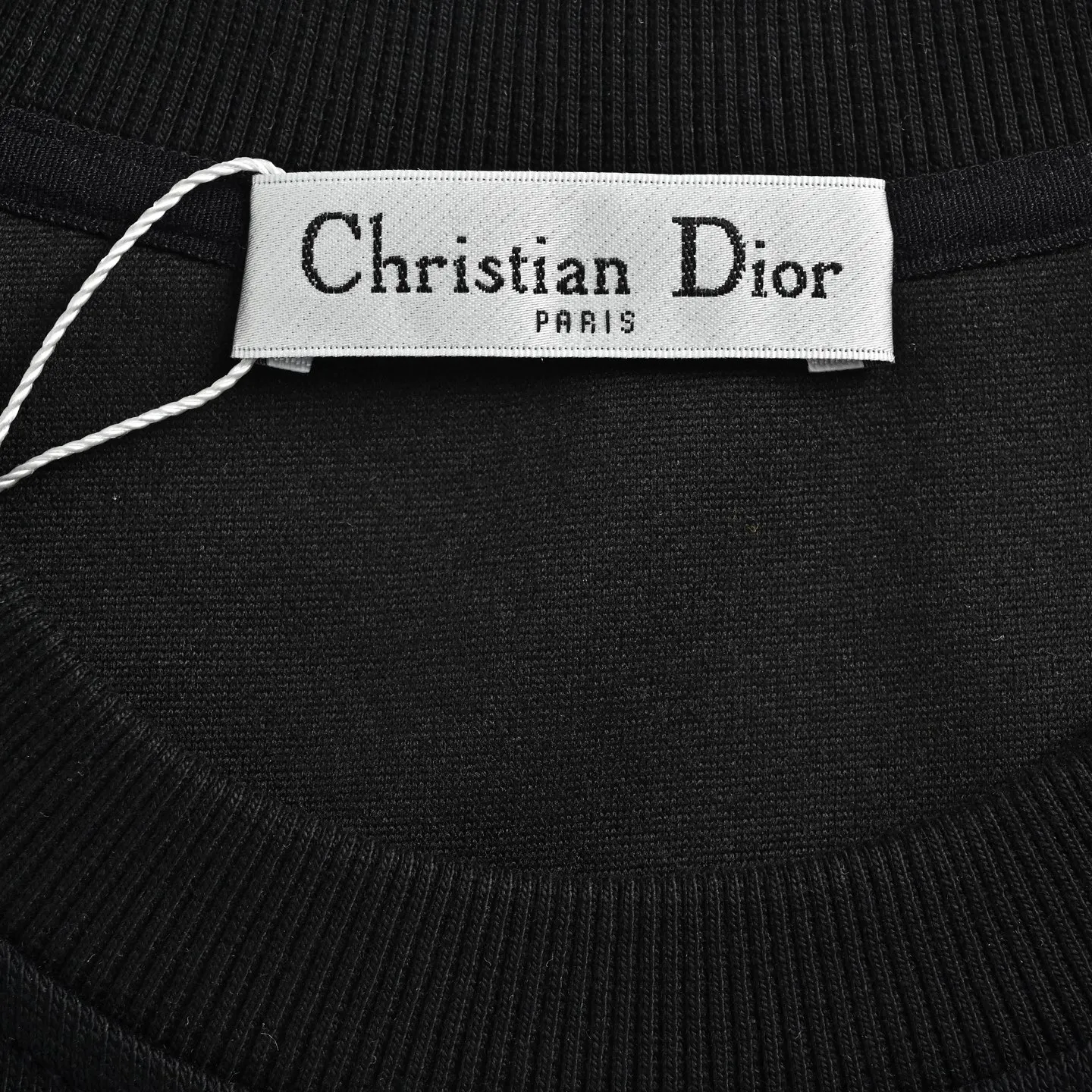 Dior/Dior Floral Striped Fake Pocket Crew Neck Sweatshirt
