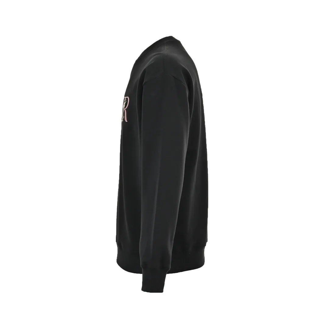 Dior/Dior 23Fw gradient floral letter embroidered round neck sweatshirt