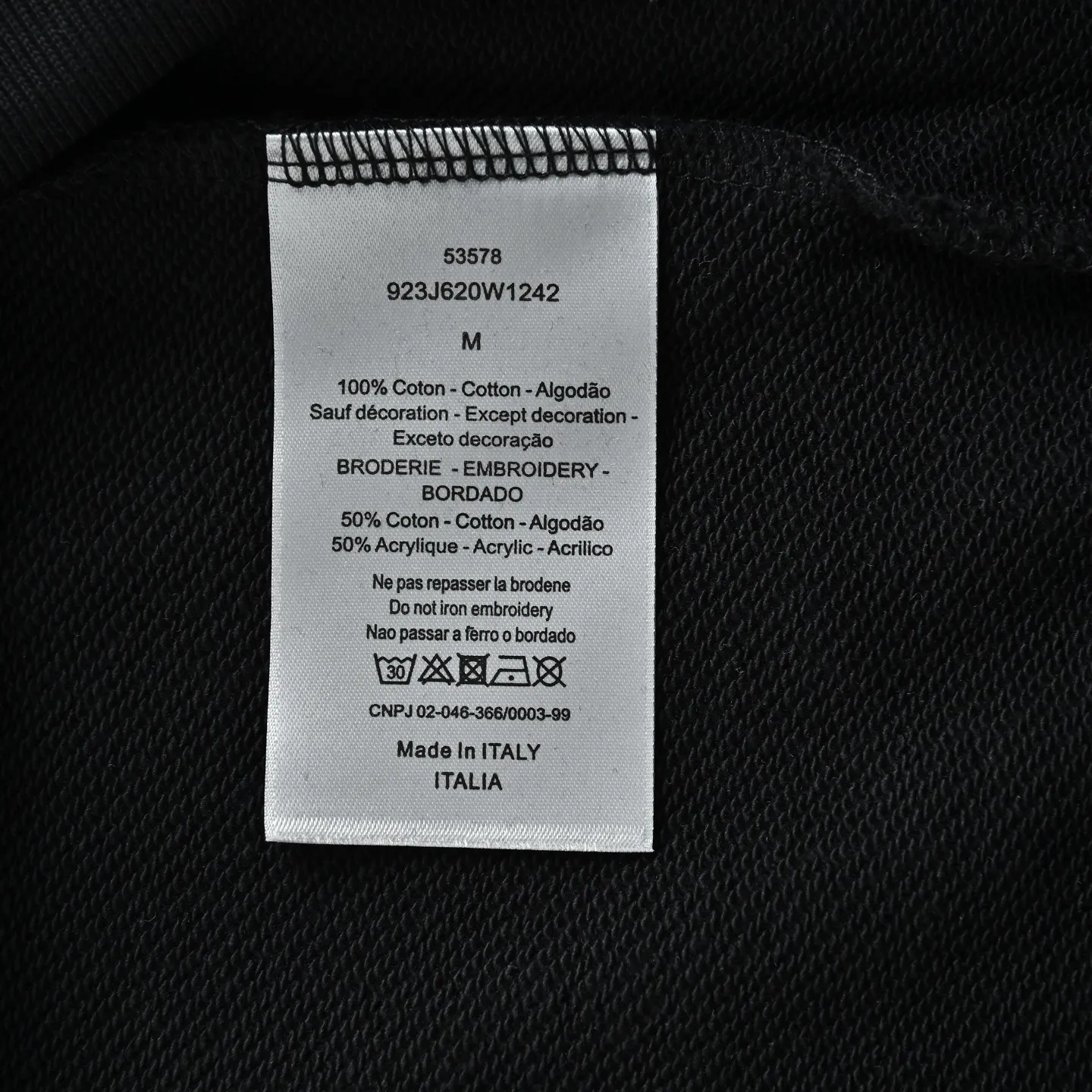 Dior/Dior Classic CD Embroidered Letter Hooded Sweatshirt