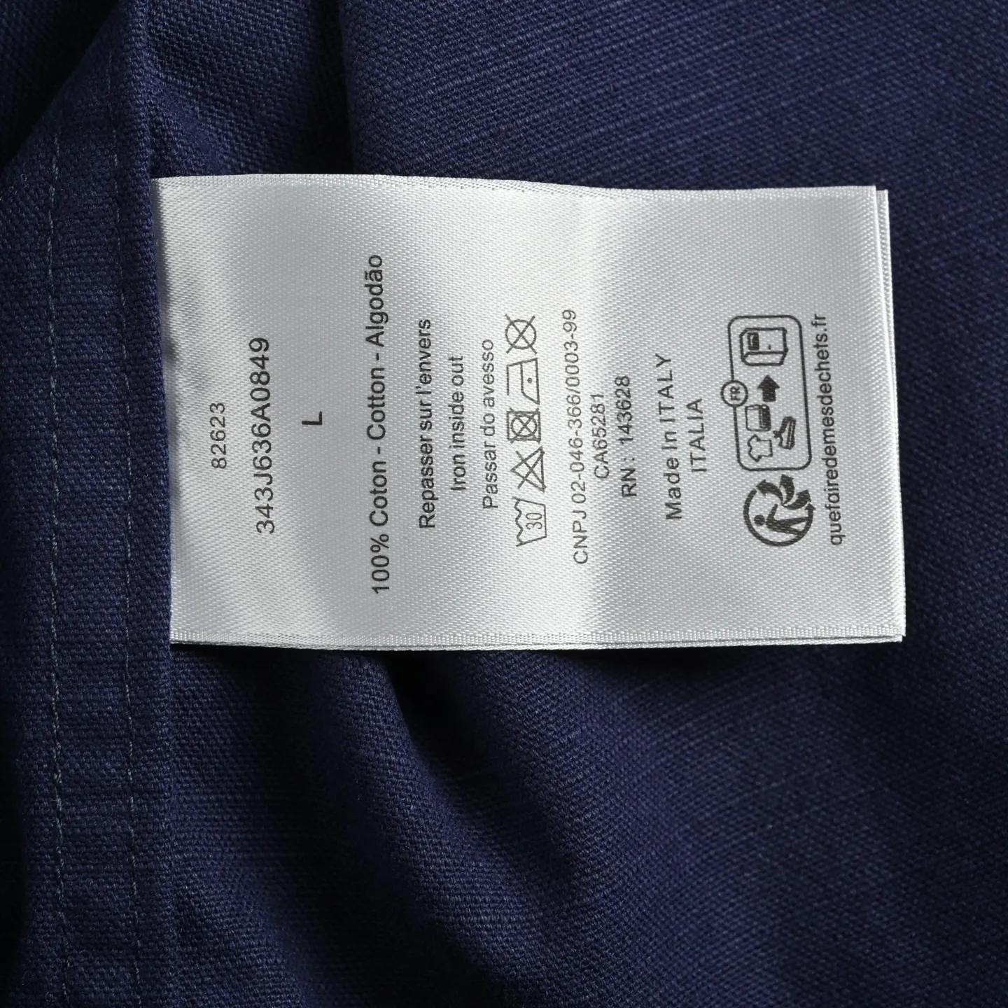 Dior/Dior 25Fw Co-Branded Embroidered Logo Canvas Zip Hooded Jacket