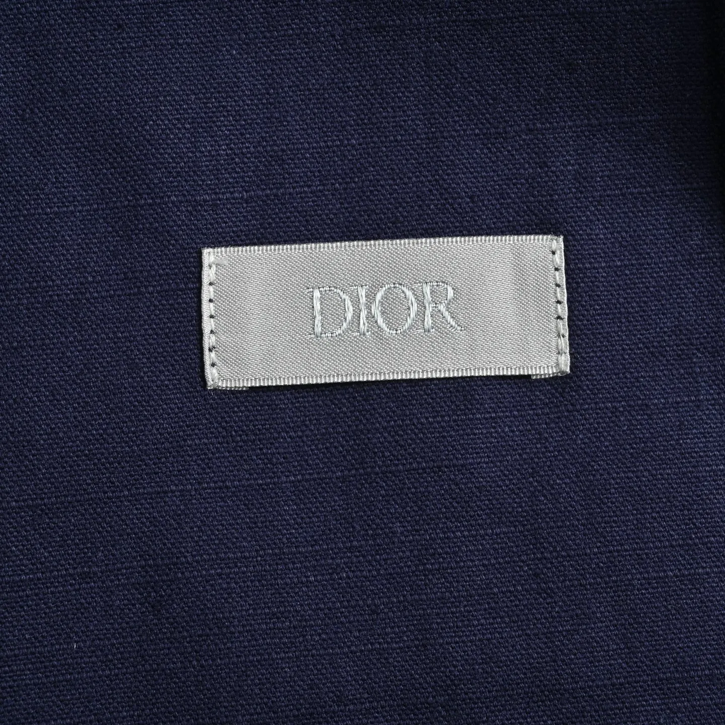 Dior/Dior 25Fw Co-Branded Embroidered Logo Canvas Zip Hooded Jacket