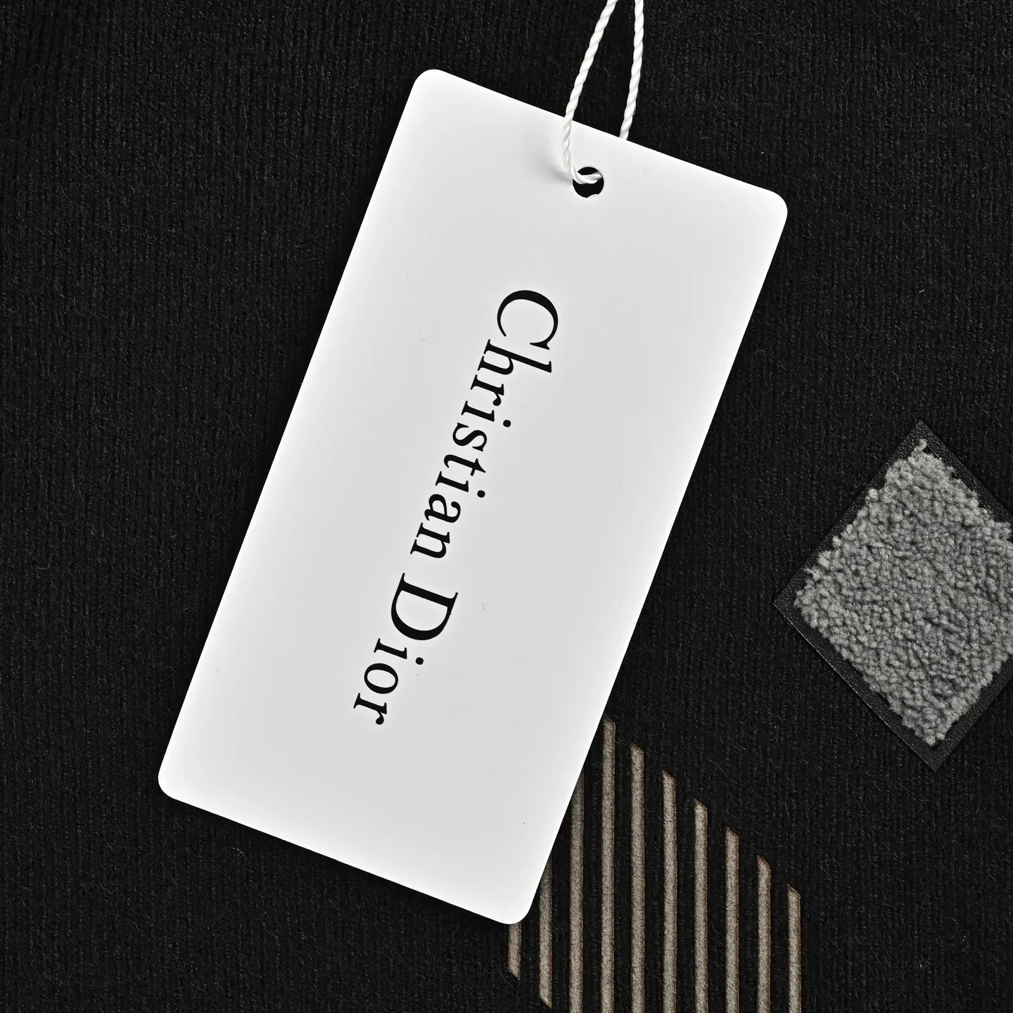 Dior/Dior diamond letter print crew neck sweater