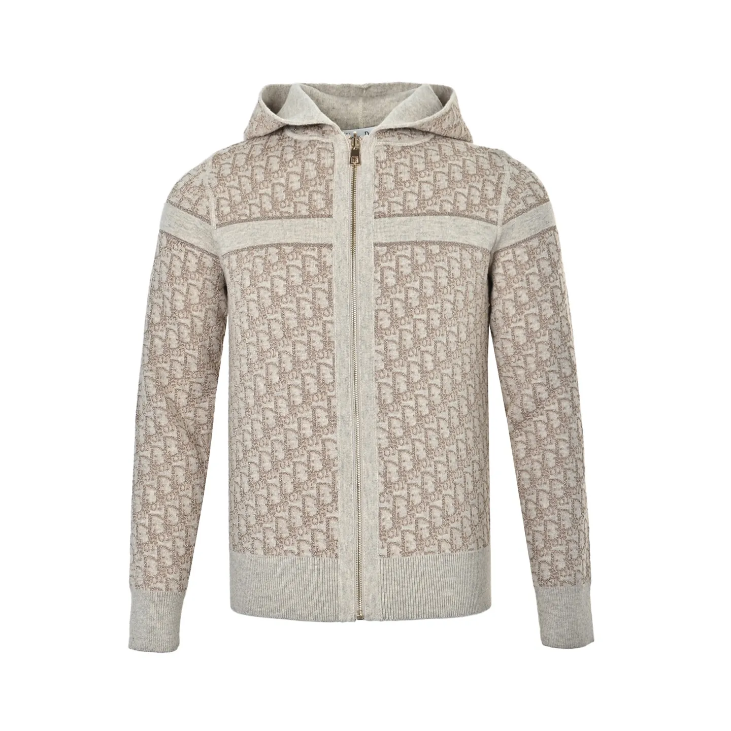 Dior/Dior jacquard jacquard reversible hooded jacket