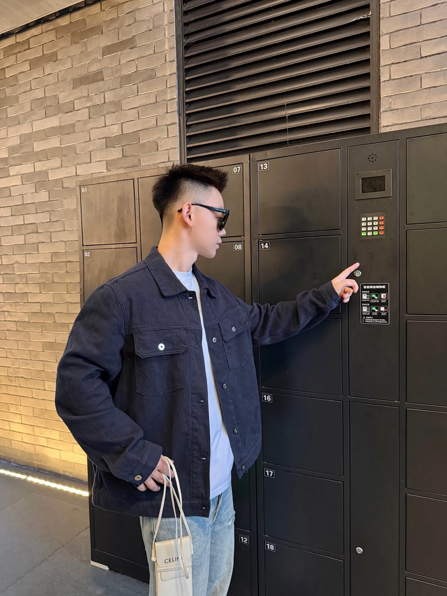 Dior/Dior Full Print Denim Jacket