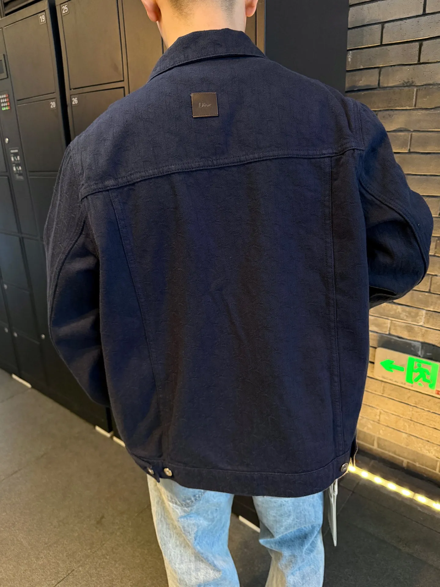 Dior/Dior Full Print Denim Jacket