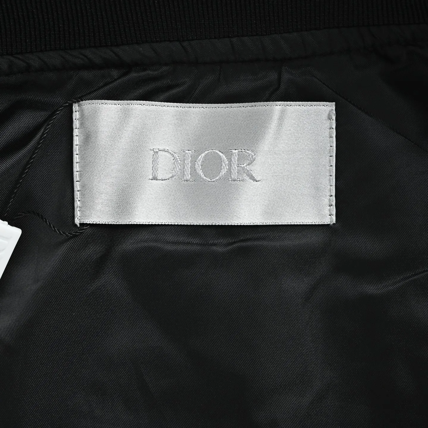 Dior/Dior Floral Embroidered Logo Baseball Jersey Jacket