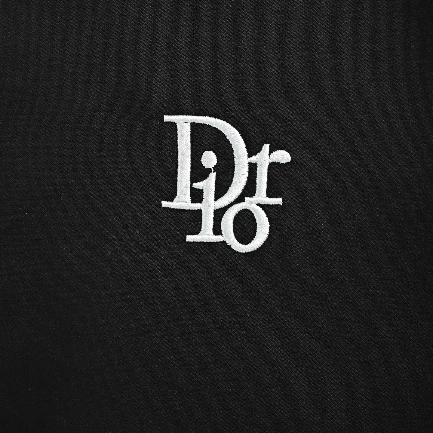 Dior/Dior Floral Embroidered Logo Baseball Jersey Jacket