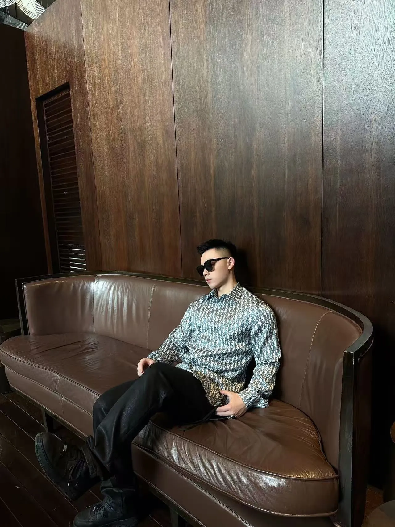 Dior/Dior 25ss jacquard full print shirt